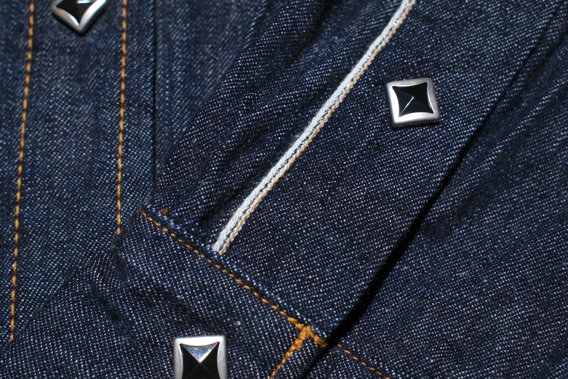 Samurai 10oz "Hisho" Indigo Dyed Selvage Denim Western Shirt