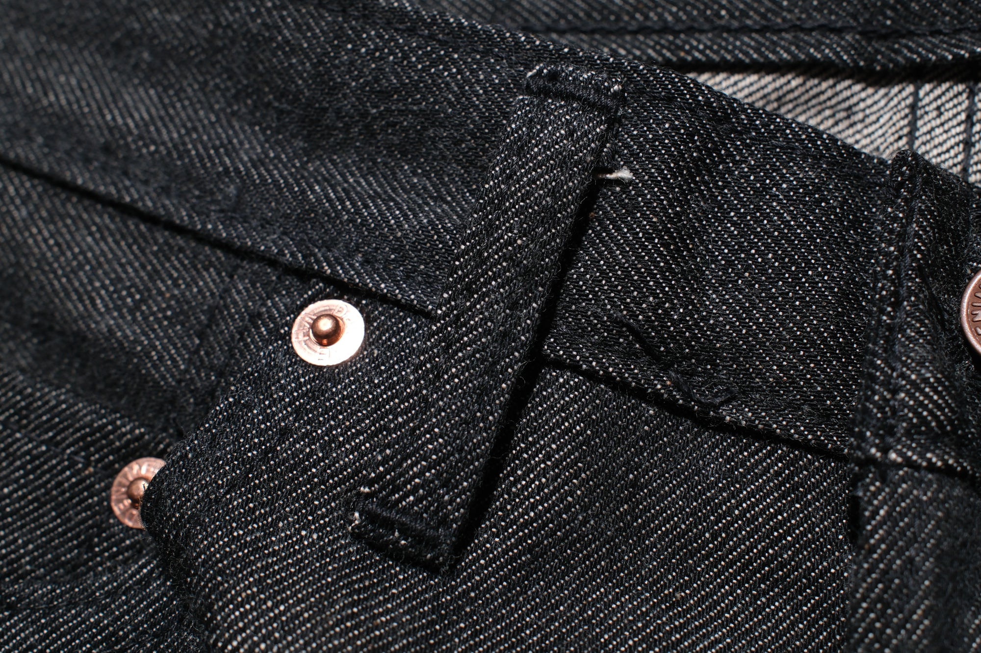 Denime X Warehouse Co. 14.5oz Lot 224-66B Late '66 Black Denim (Narrow Straight fit)