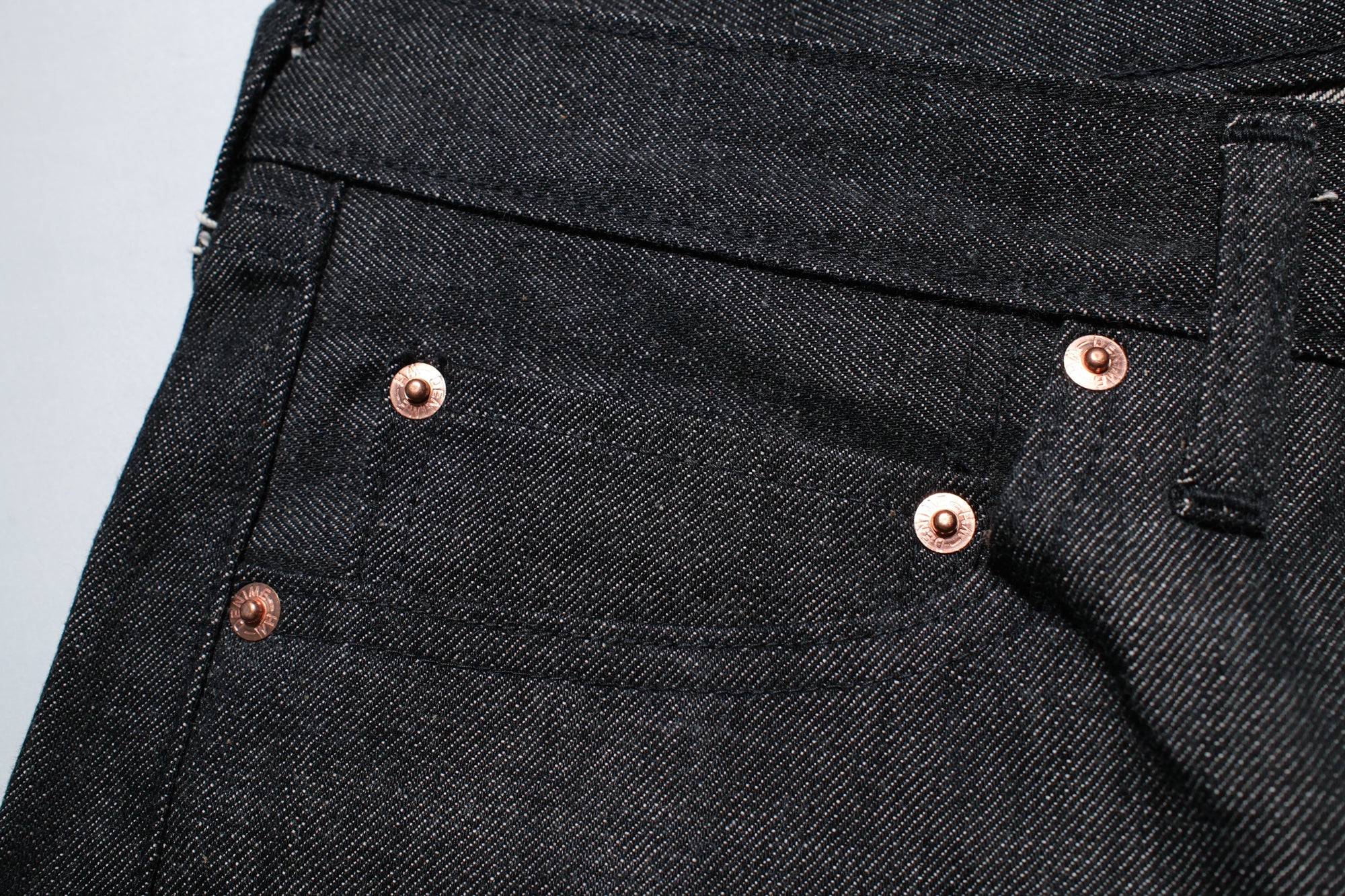 Denime X Warehouse Co. 14.5oz Lot 224-66B Late '66 Black Denim (Narrow Straight fit)