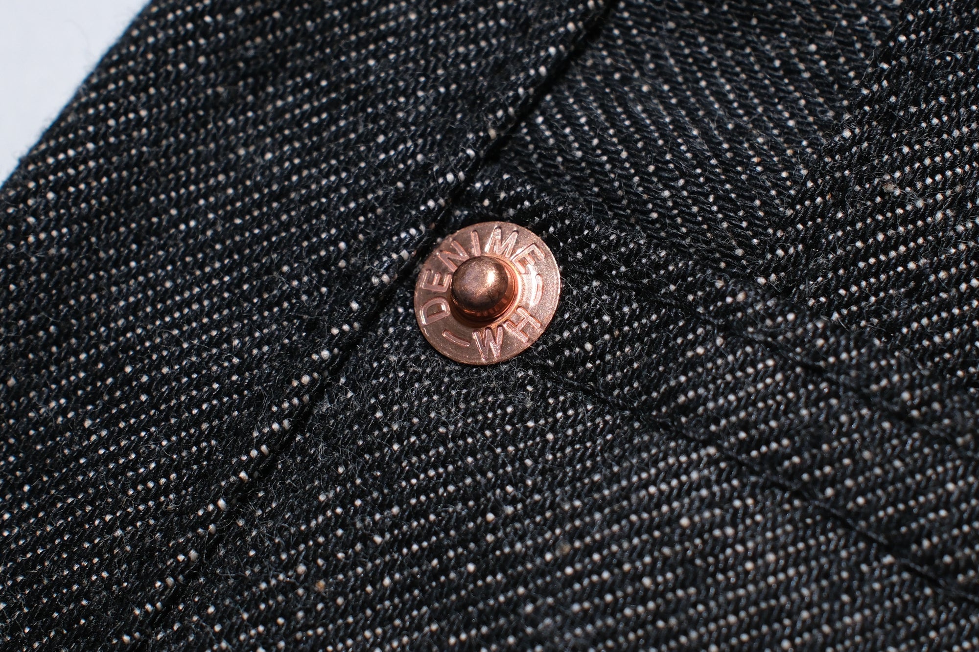 Denime X Warehouse Co. 14.5oz Lot 224-66B Late '66 Black Denim (Narrow Straight fit)