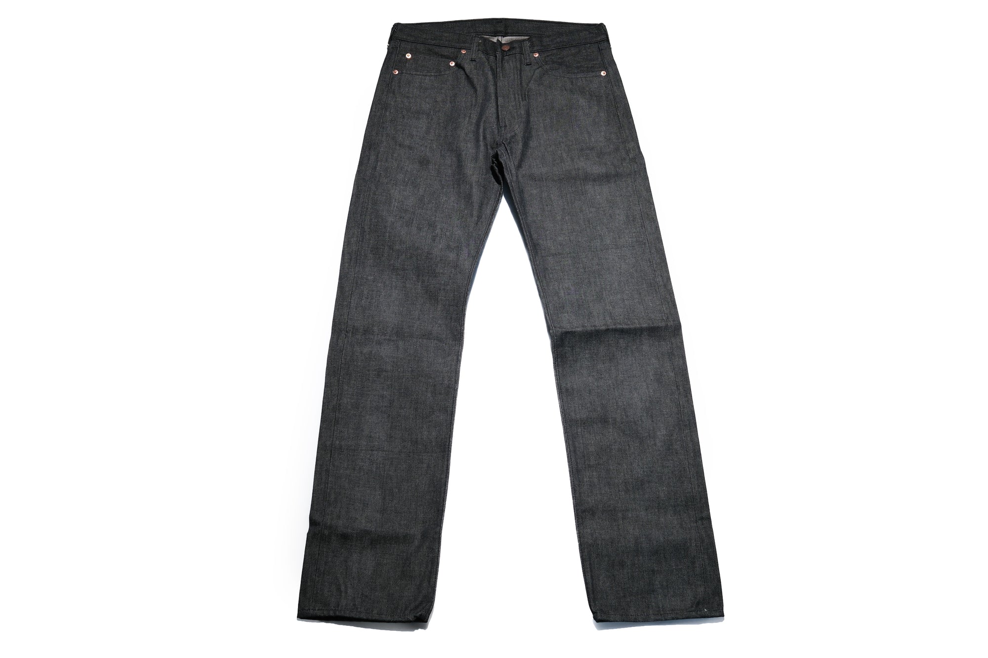 Denime X Warehouse Co. 14.5oz Lot 224-66B Late '66 Black Denim (Narrow Straight fit)