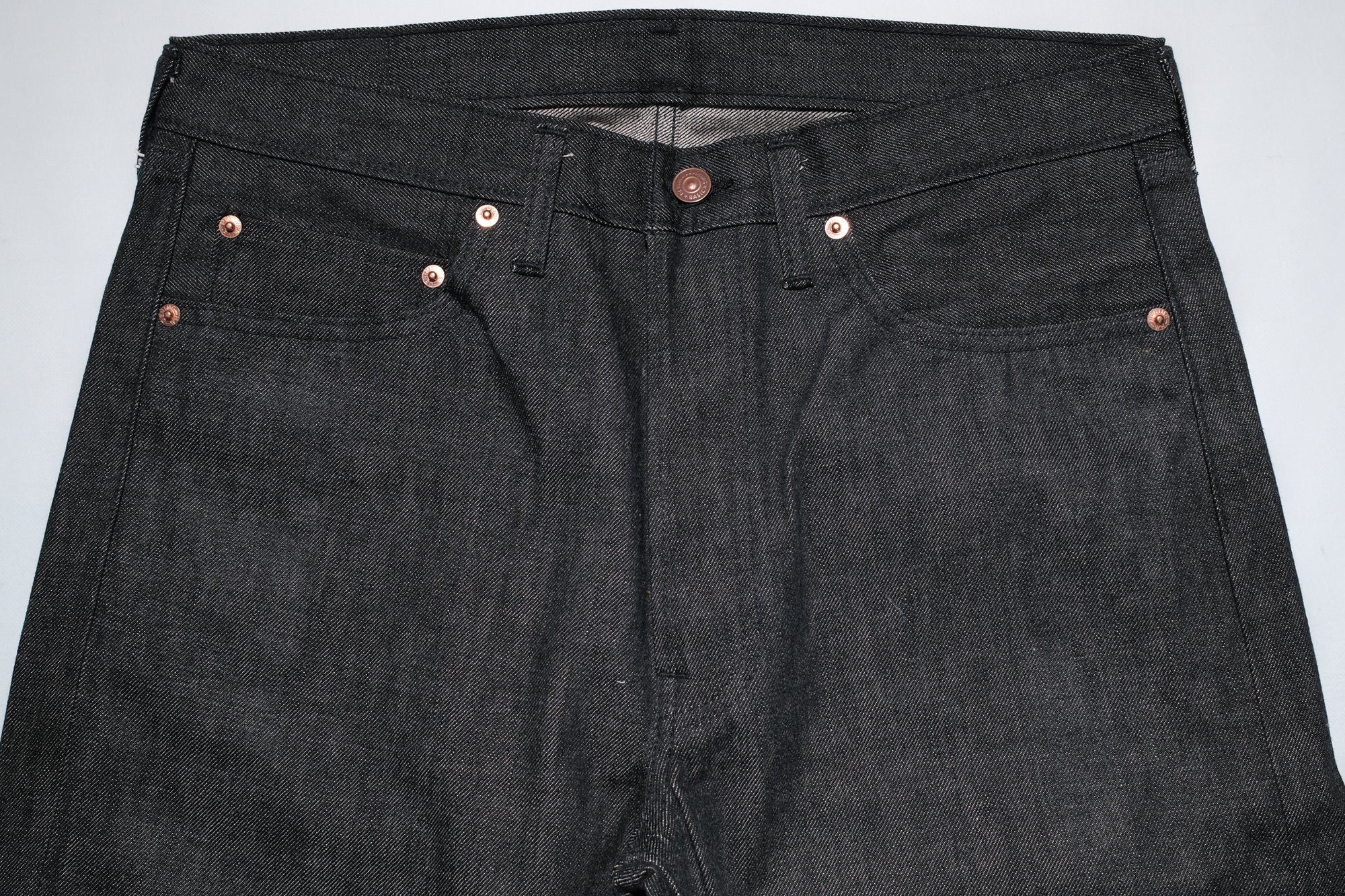 Denime X Warehouse Co. 14.5oz Lot 224-66B Late '66 Black Denim (Narrow Straight fit)