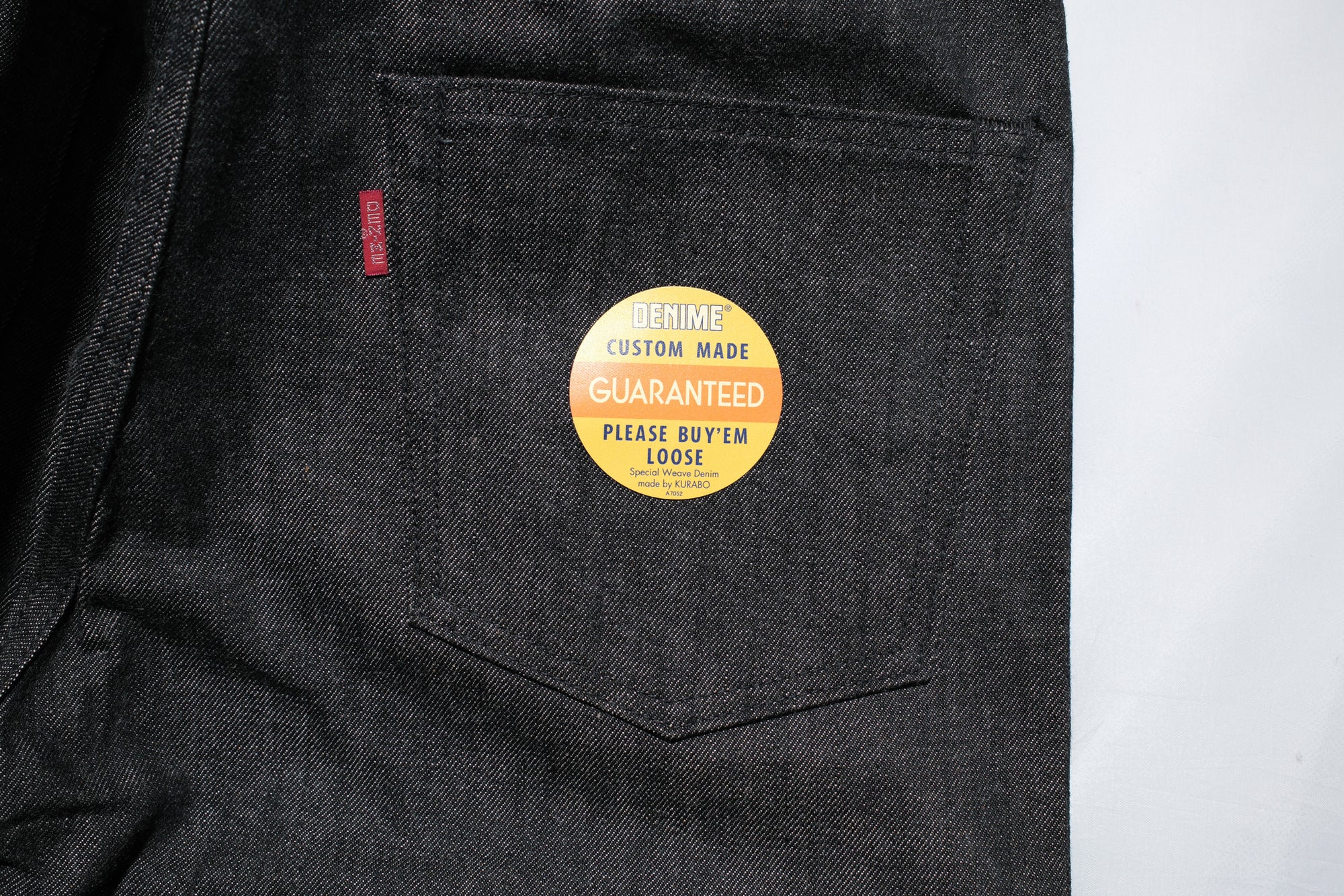 Denime X Warehouse Co. 14.5oz Lot 224-66B Late '66 Black Denim (Narrow Straight fit)