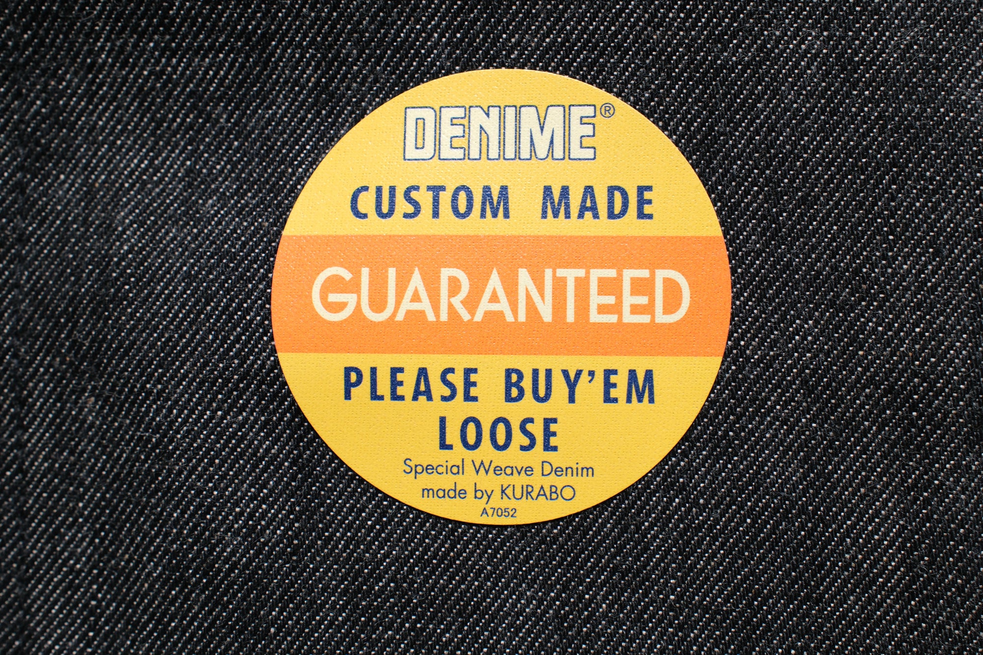 Denime X Warehouse Co. 14.5oz Lot 224-66B Late '66 Black Denim (Narrow Straight fit)