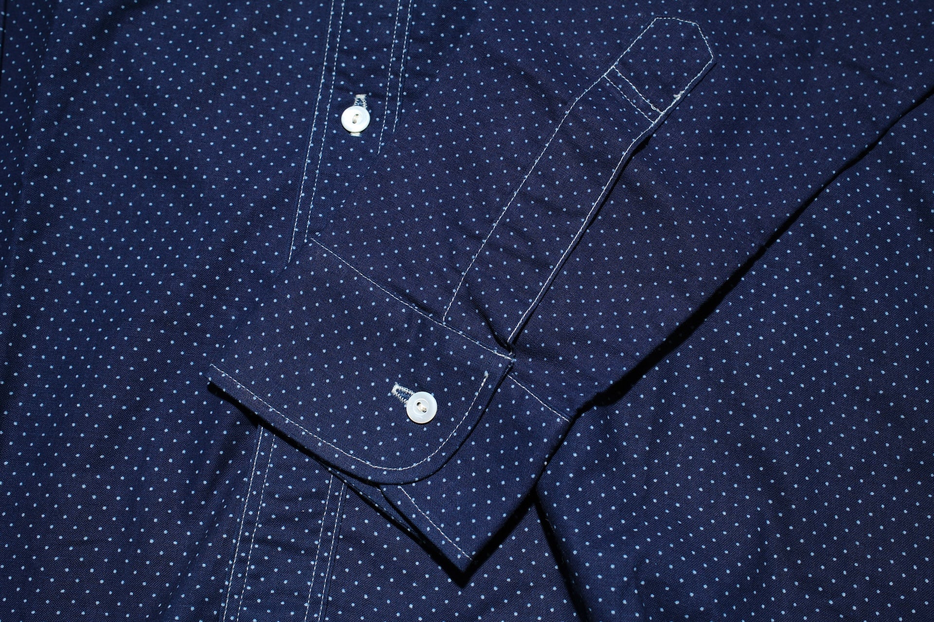Warehouse Co. 5oz Indigo Dyed Selvage Wabash "Railroad" Stand Collar Shirt