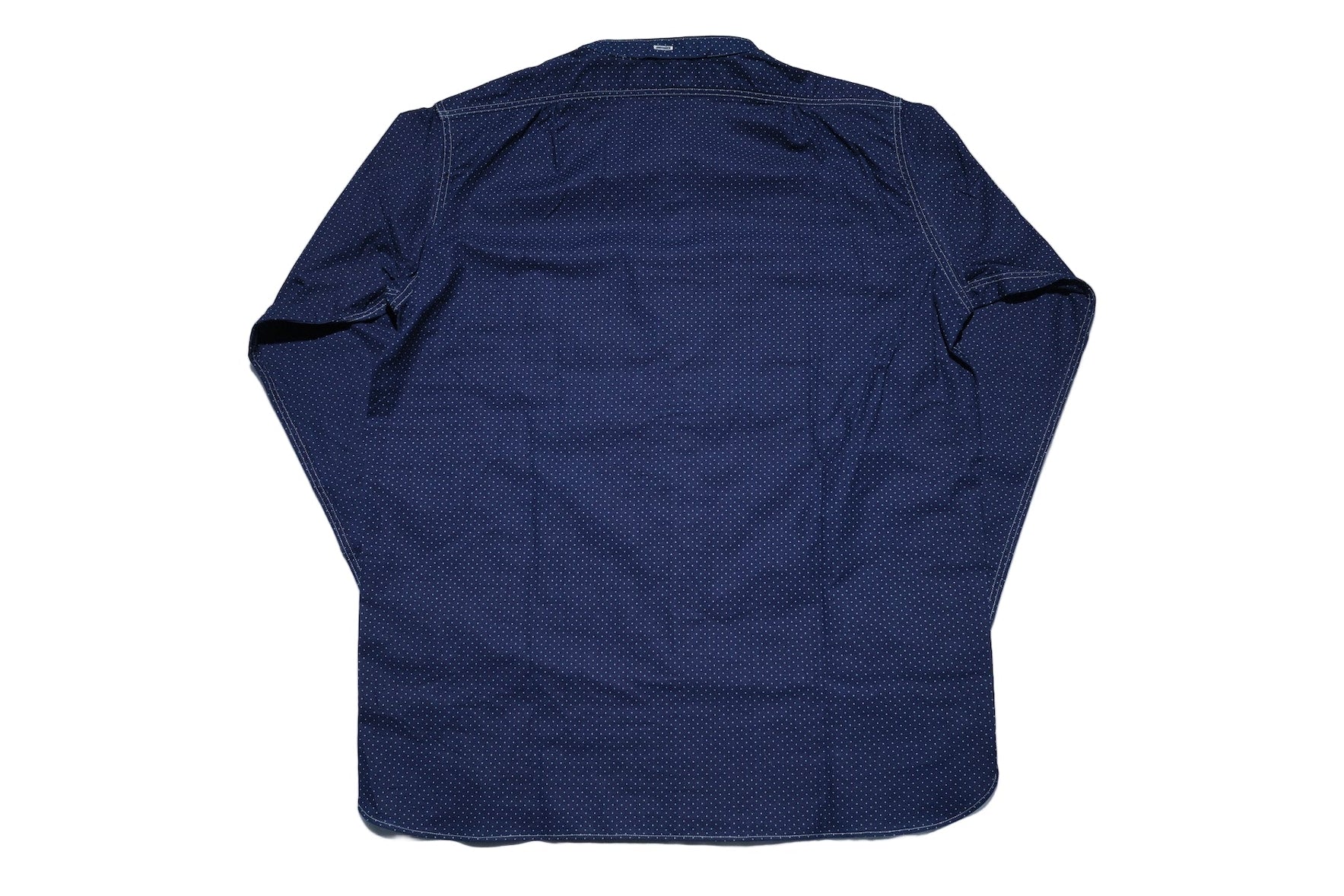 Warehouse Co. 5oz Indigo Dyed Selvage Wabash "Railroad" Stand Collar Shirt