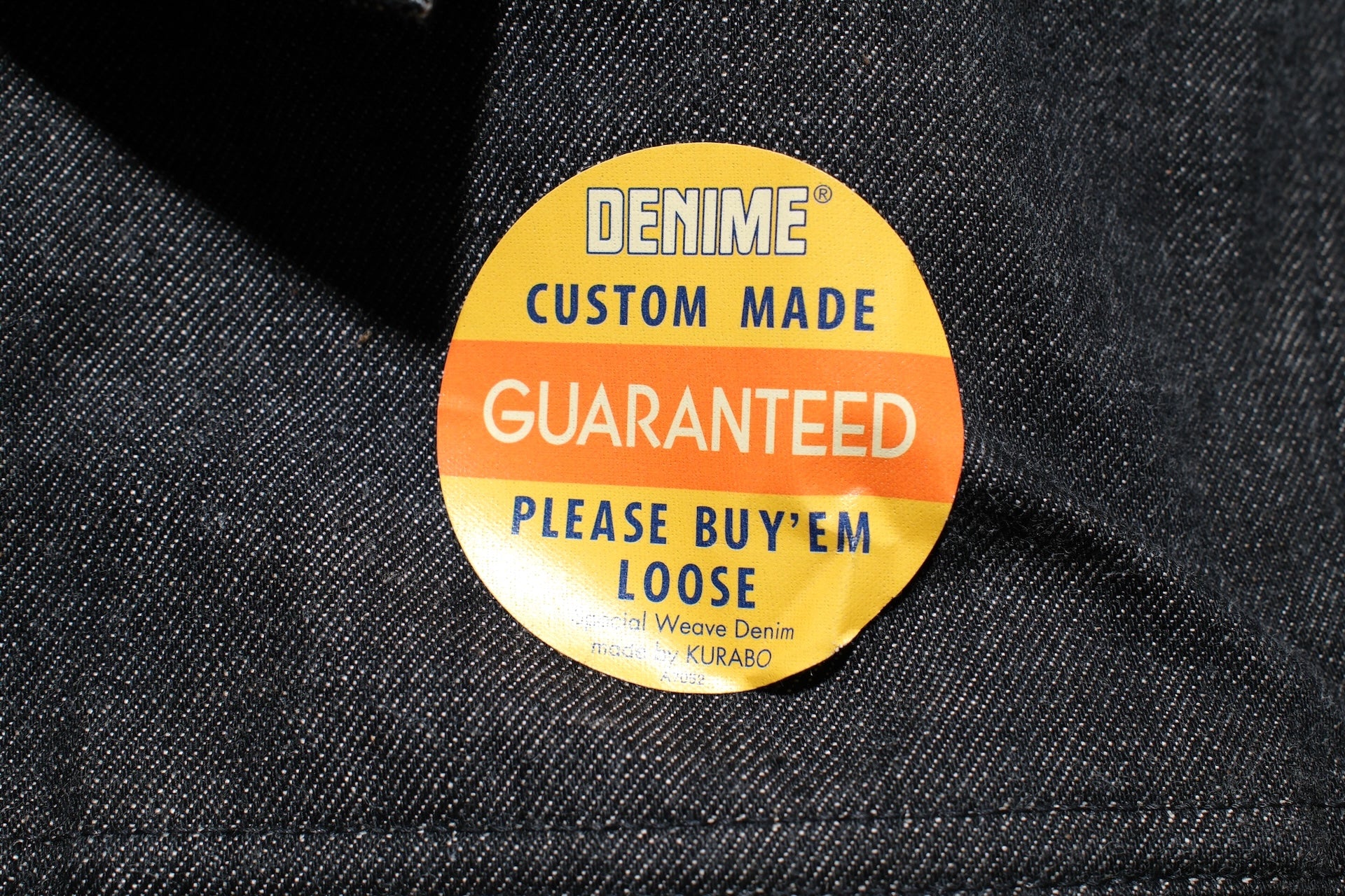 Denime X Warehouse Co. LOT. 233-66B 14.5oz 60s Type 3 Denim Jacket (Black)