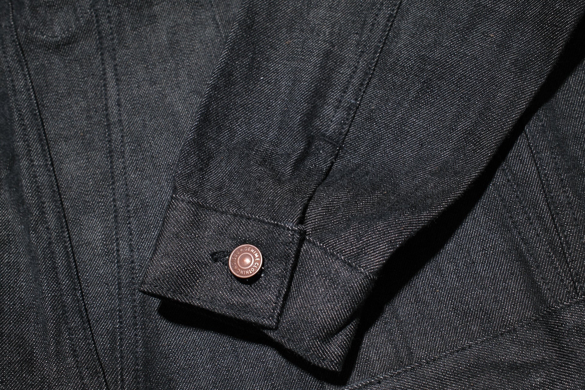 Denime X Warehouse Co. LOT. 233-66B 14.5oz 60s Type 3 Denim Jacket (Black)