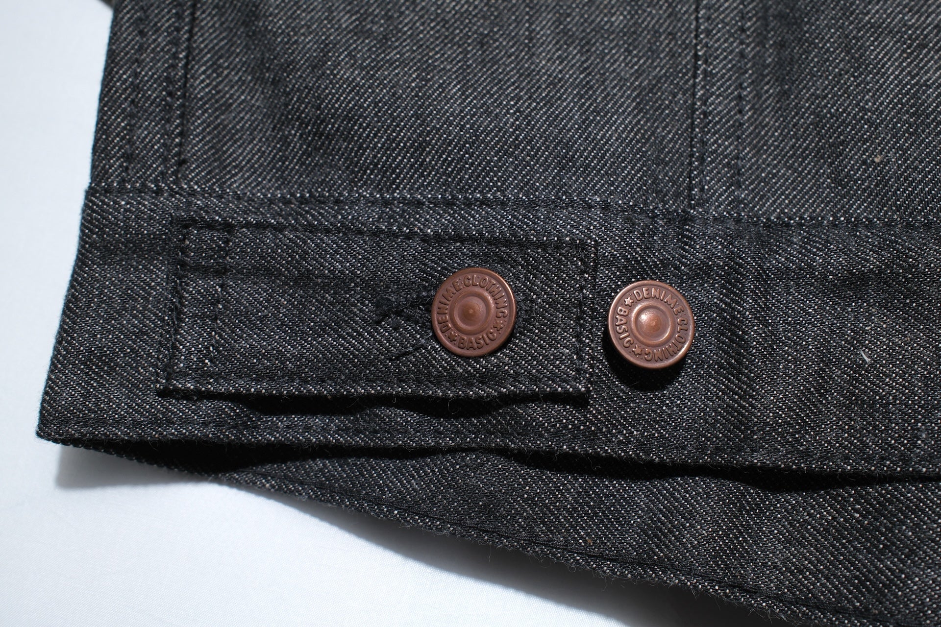 Denime X Warehouse Co. LOT. 233-66B 14.5oz 60s Type 3 Denim Jacket (Black)