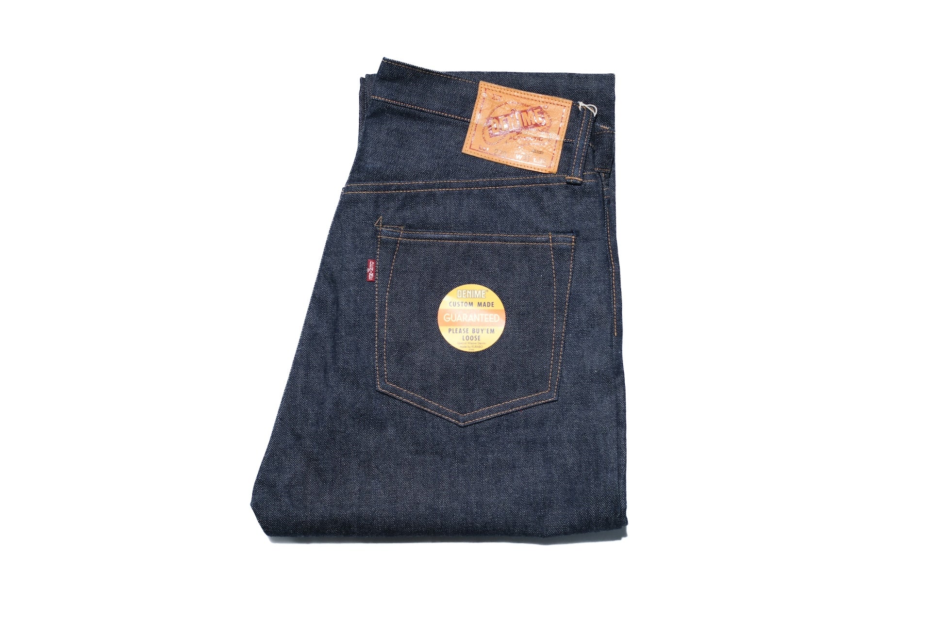 Denime X Warehouse Co. 14.5oz Indigo Dyed 220A Offset XX Type Denim (Classic Straight fit)