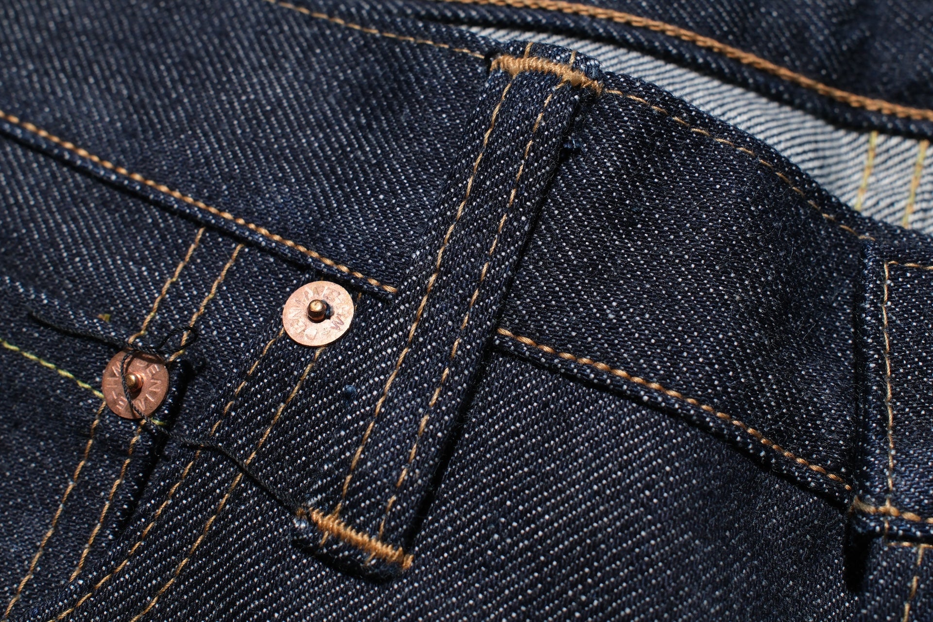 Denime X Warehouse Co. 14.5oz Indigo Dyed 220A Offset XX Type Denim (Classic Straight fit)