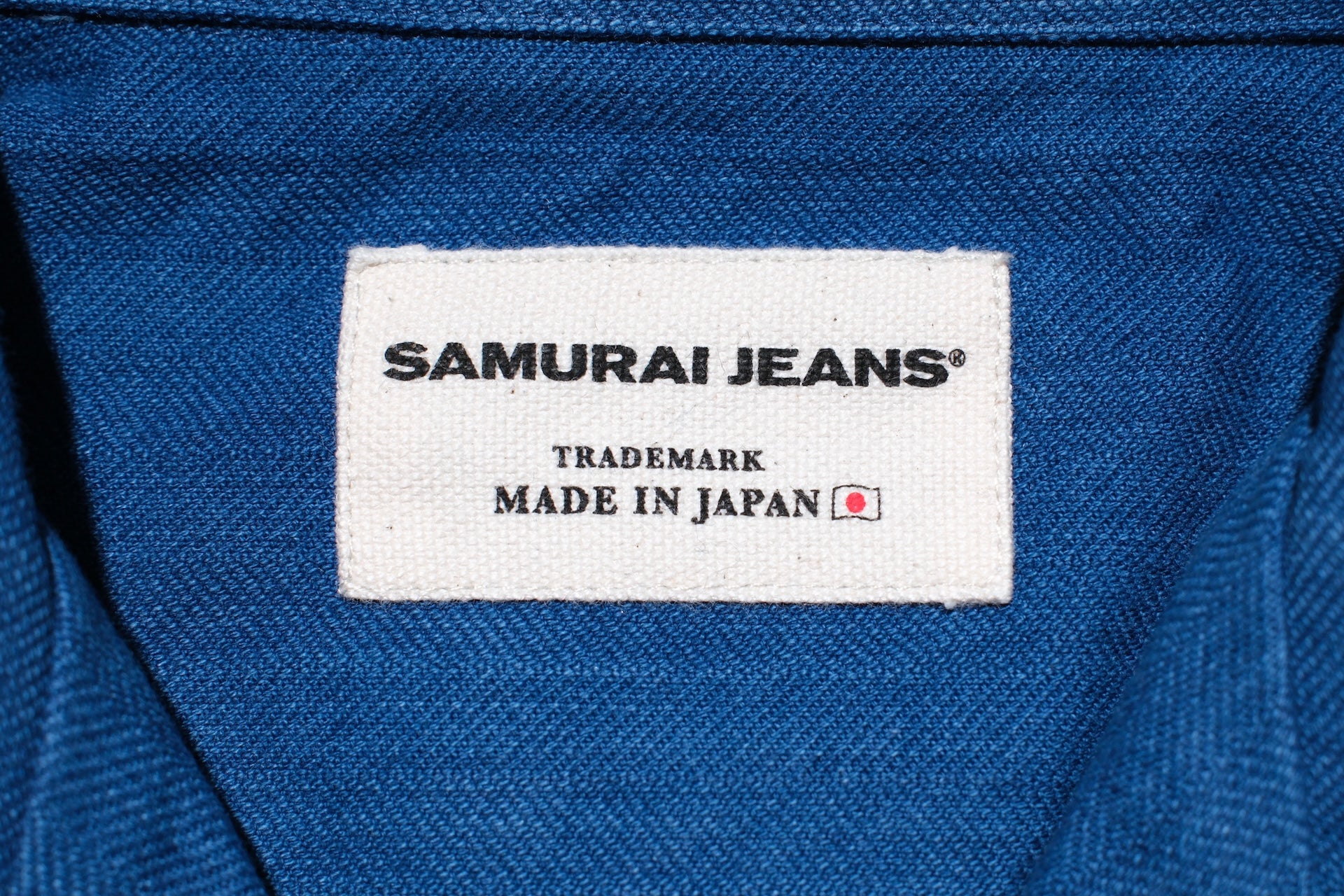 Samurai 10oz Natural Indigo Dyed HBT S/S Aloha Shirt
