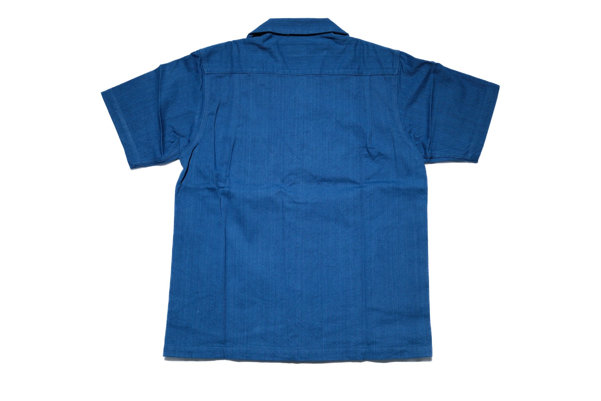 Samurai 10oz Natural Indigo Dyed HBT S/S Aloha Shirt