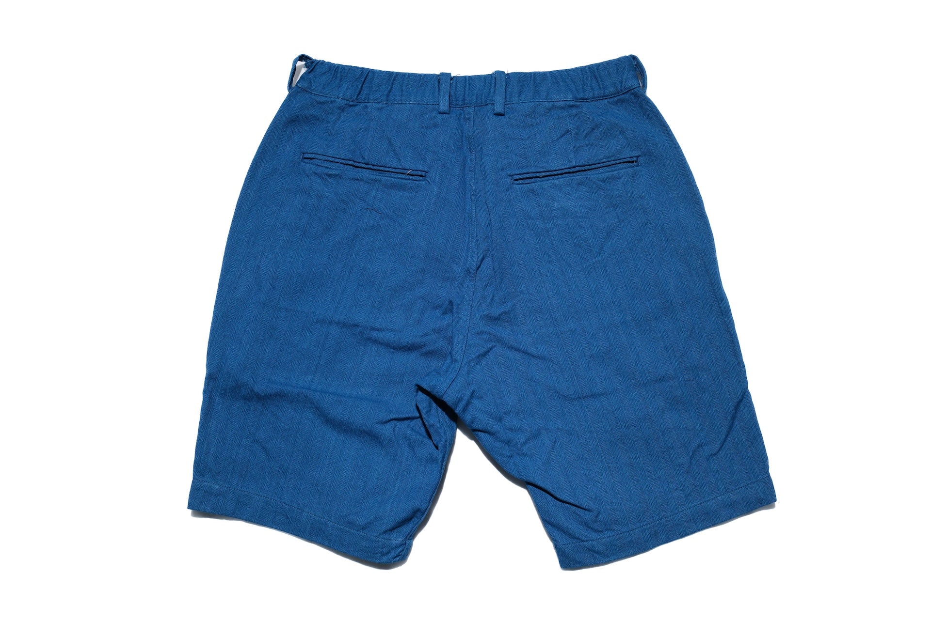 Samurai 10oz Natural Indigo Dyed HBT Easy Shorts