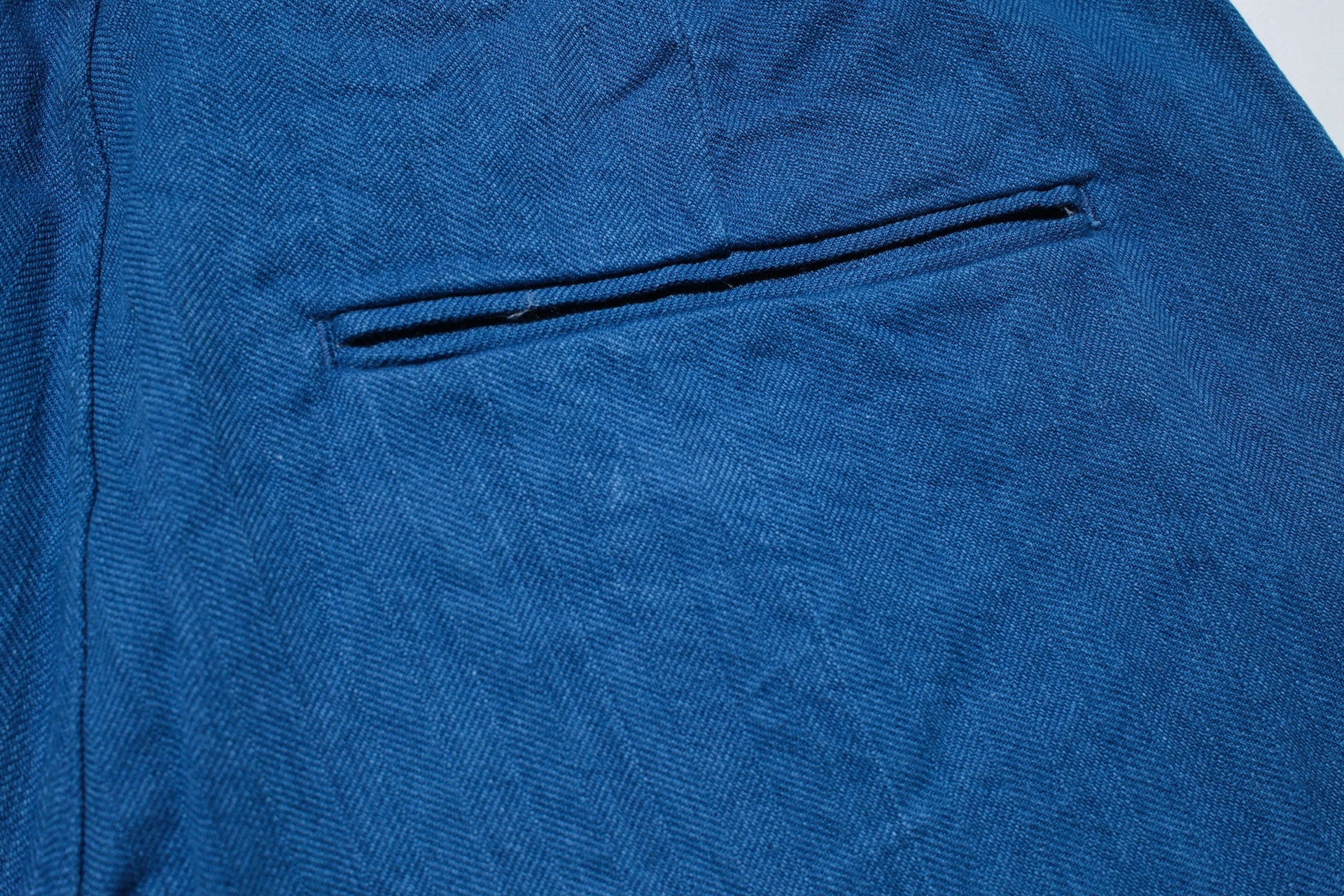 Samurai 10oz Natural Indigo Dyed HBT Easy Shorts