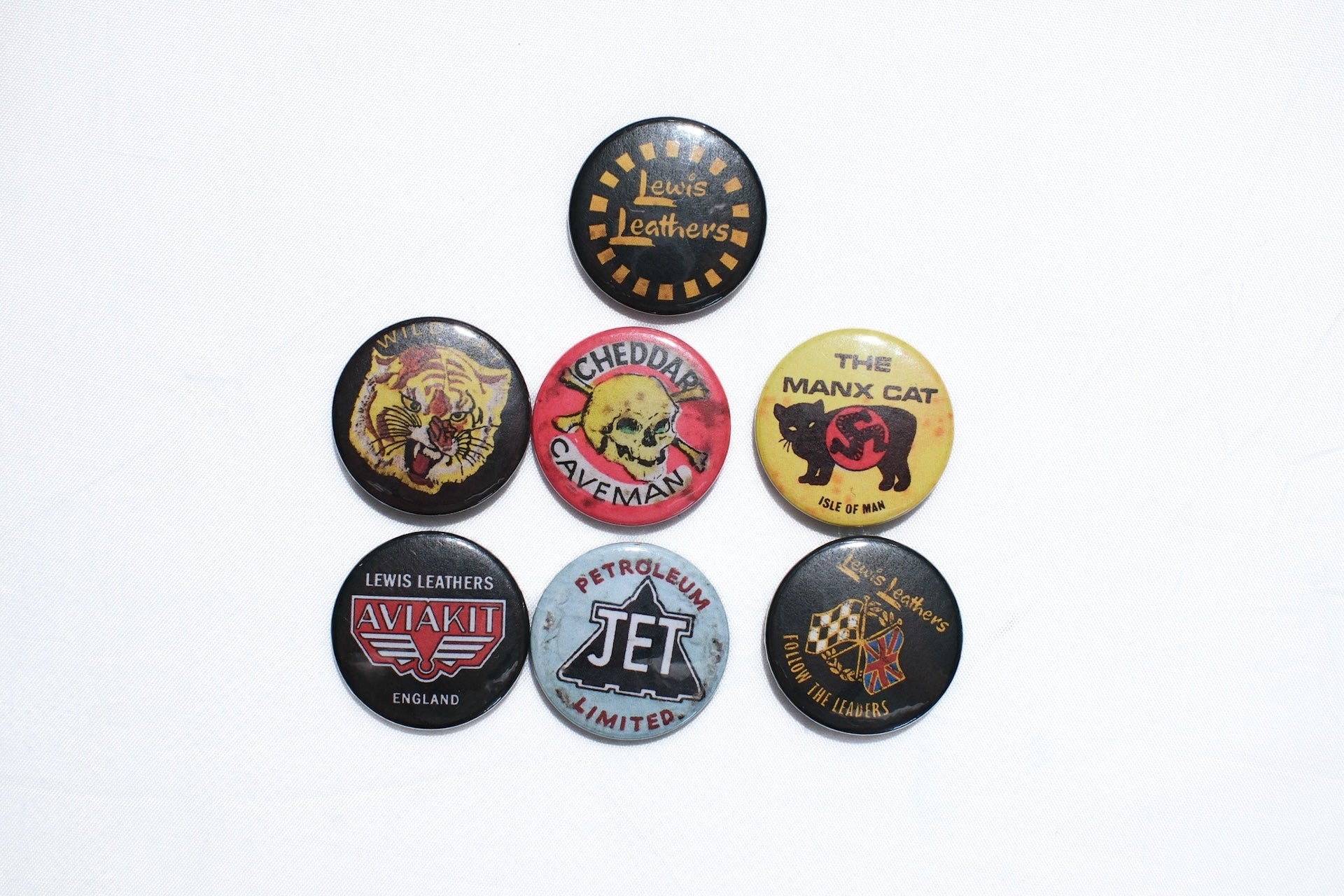 Lewis Leathers Mixed Badge Pack