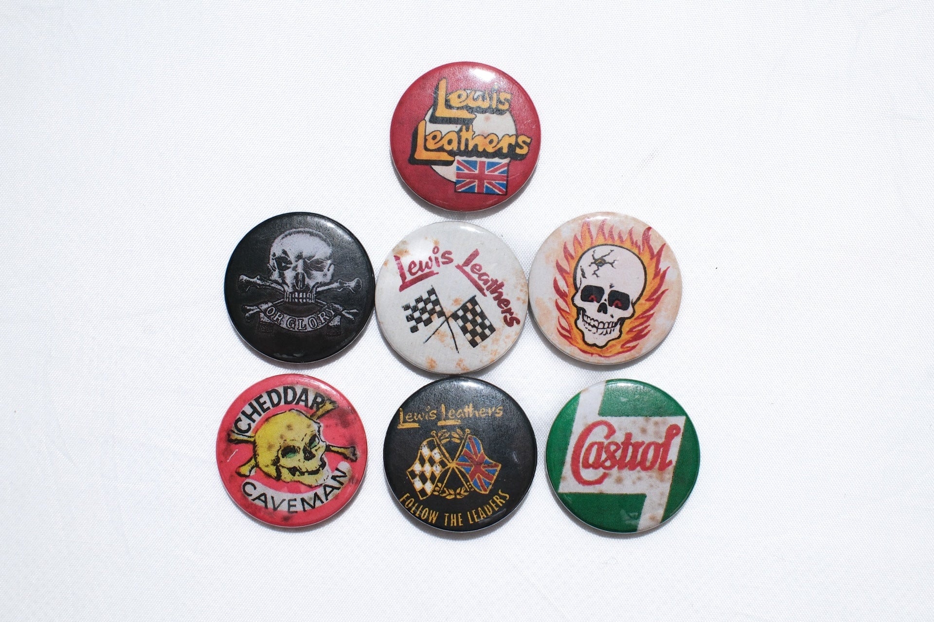 Lewis Leathers Mixed Badge Pack