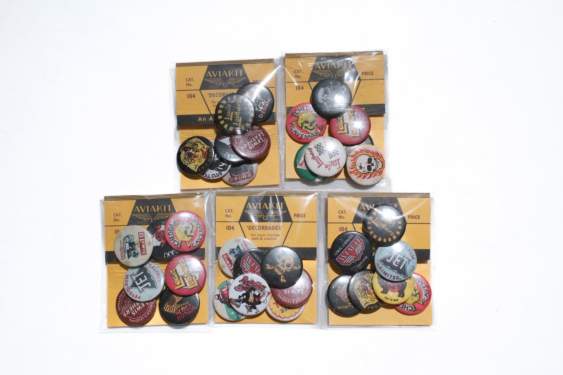 Lewis Leathers Mixed Badge Pack