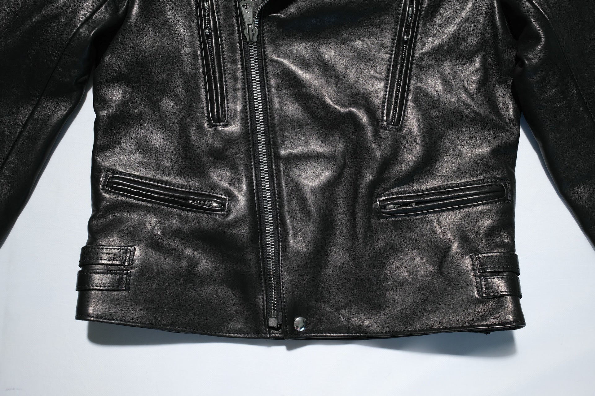 Lewis Leathers Black Sheepskin Lightning 402T (Tight fit)