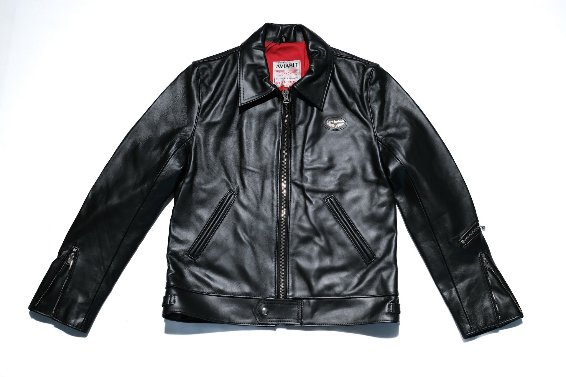 Lewis Leathers Black Horsehide Corsair 60T (Tight fit)