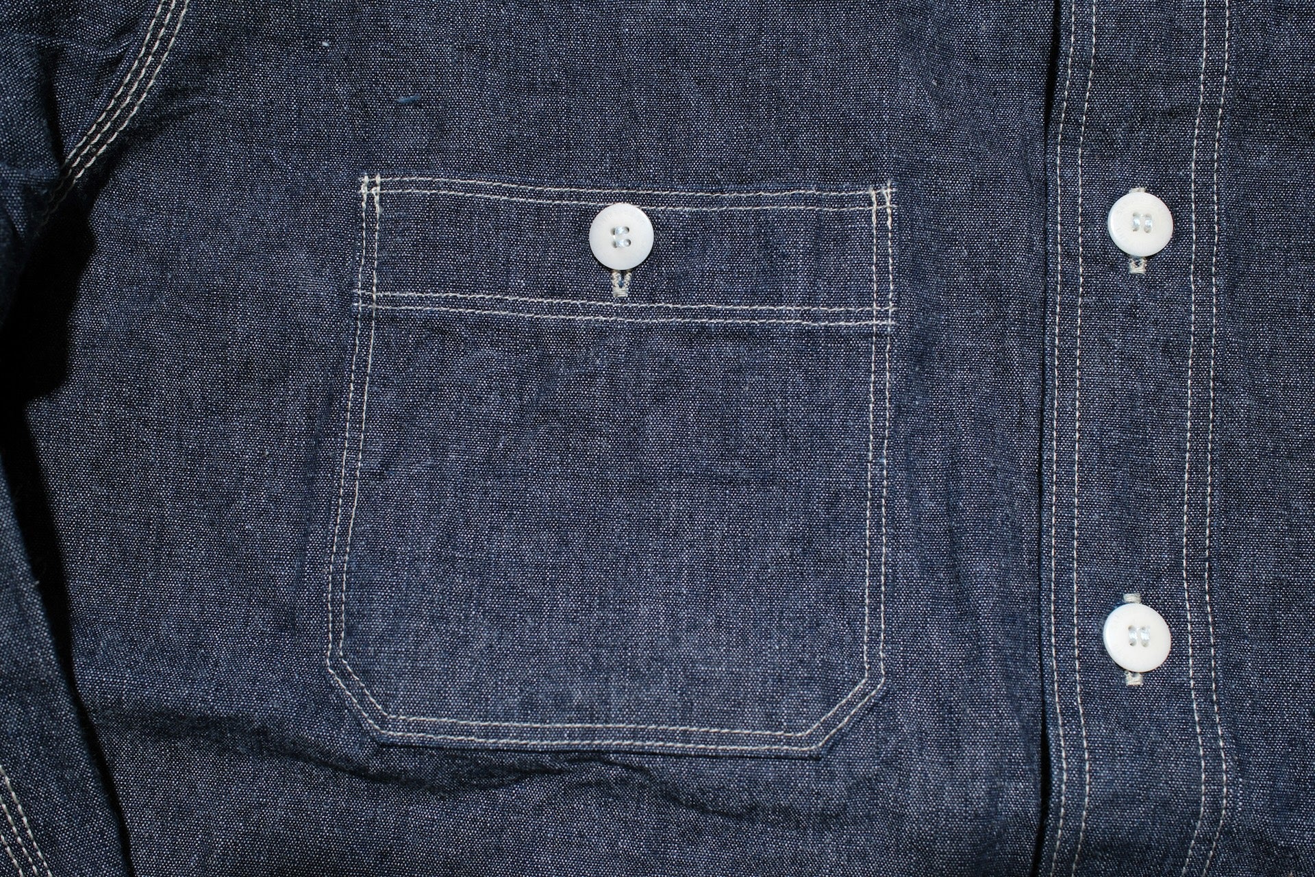 Samurai 13oz Indigo Dyed Selvage Denim Early Workshirt (Oversea Edition)