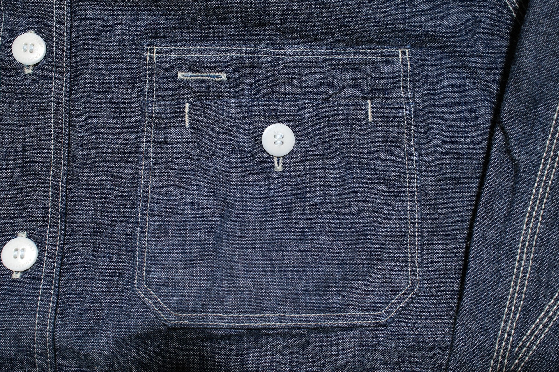 Samurai 13oz Indigo Dyed Selvage Denim Early Workshirt (Oversea Edition)