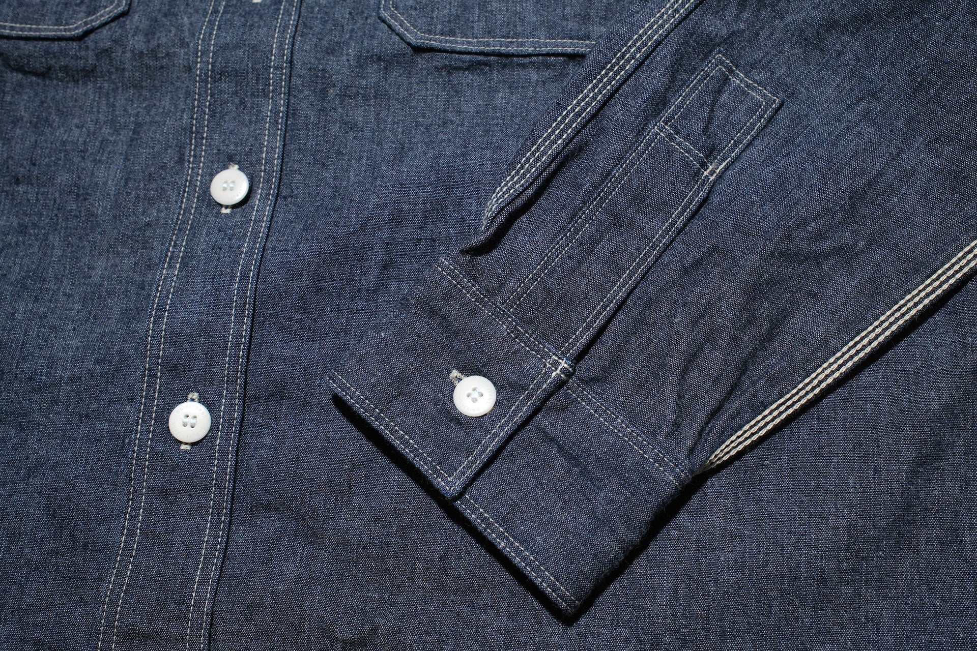 Samurai 13oz Indigo Dyed Selvage Denim Early Workshirt (Oversea Edition)
