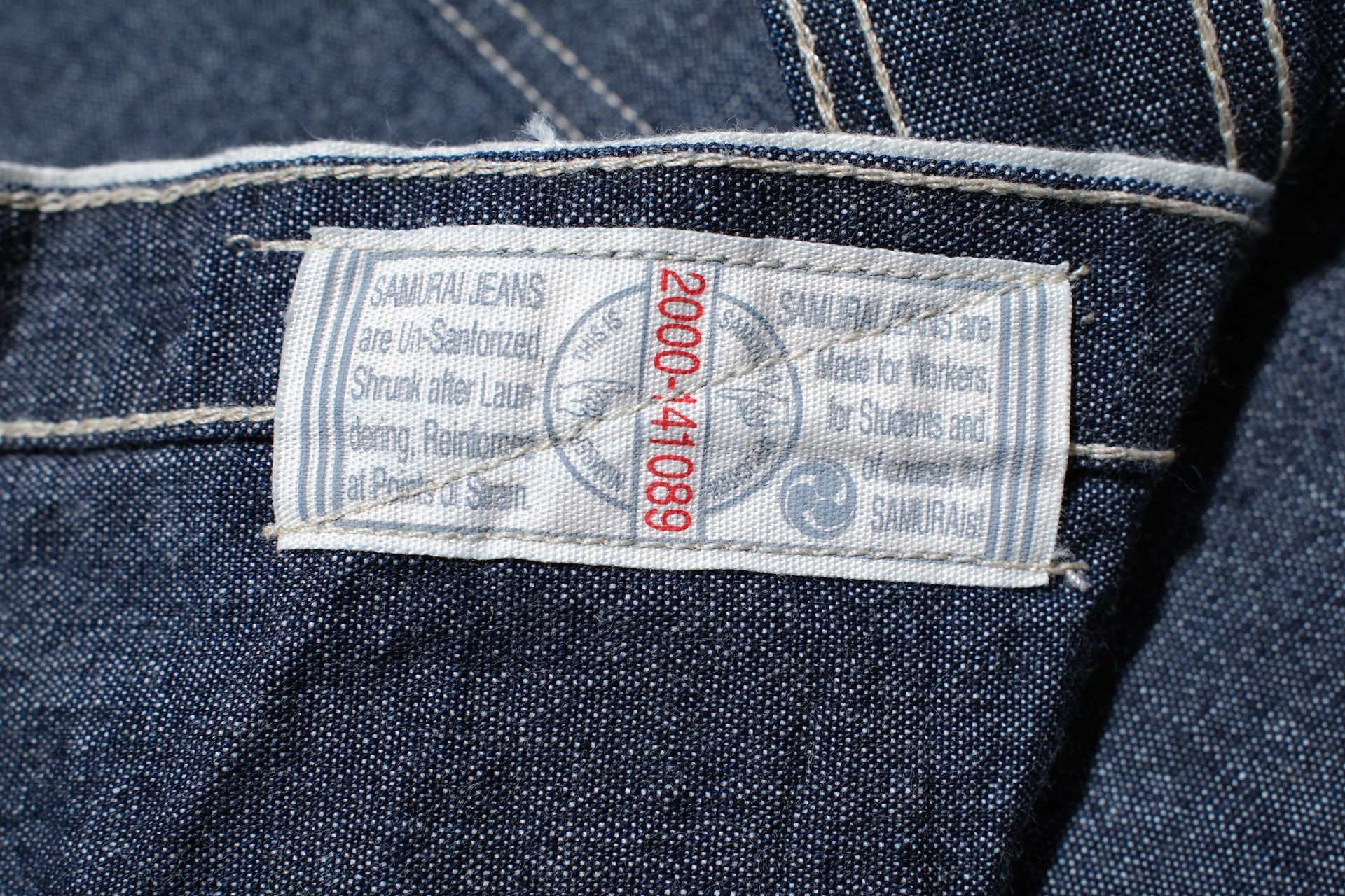 Samurai 13oz Indigo Dyed Selvage Denim Early Workshirt (Oversea Edition)