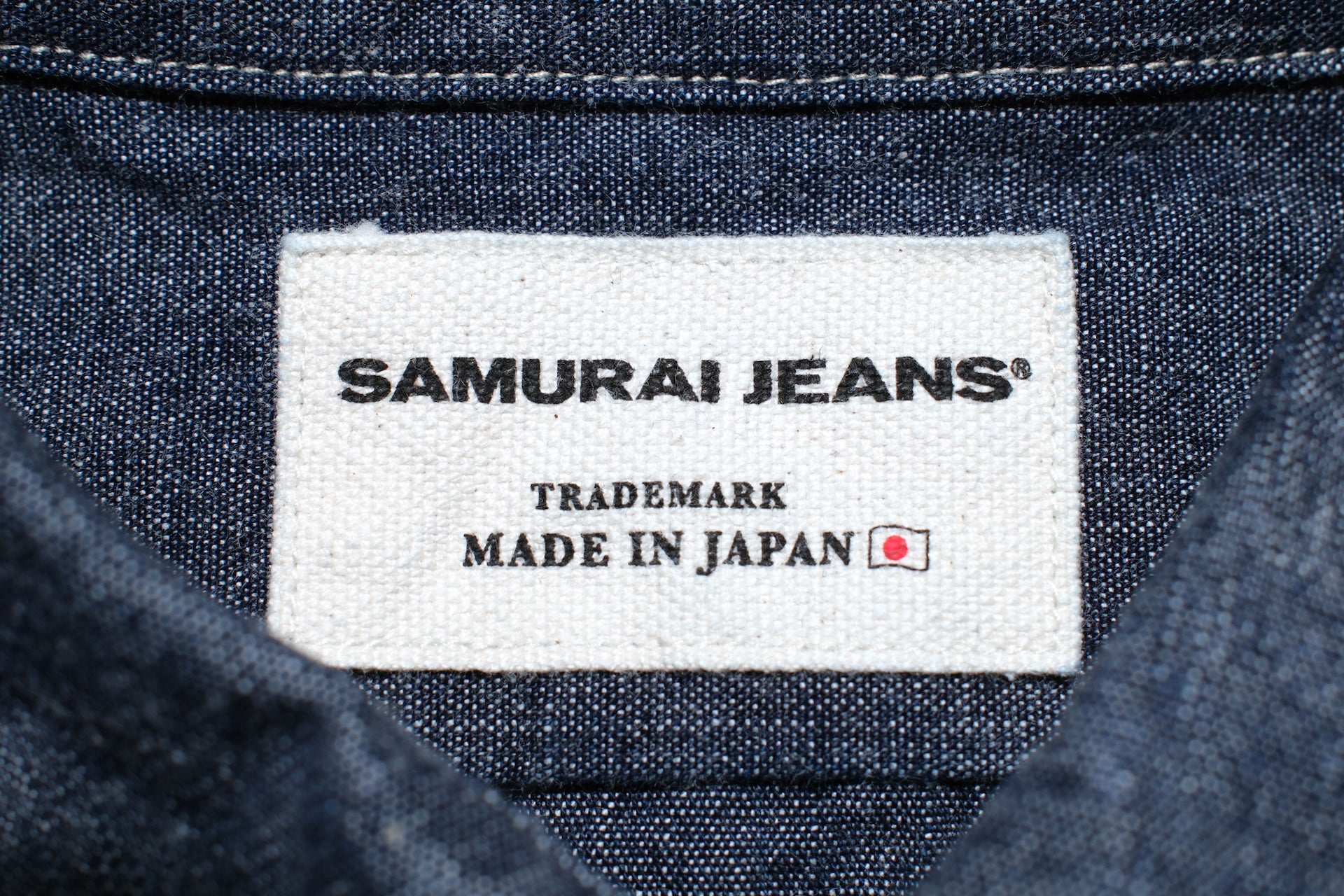 Samurai 13oz Indigo Dyed Selvage Denim Early Workshirt (Oversea Edition)