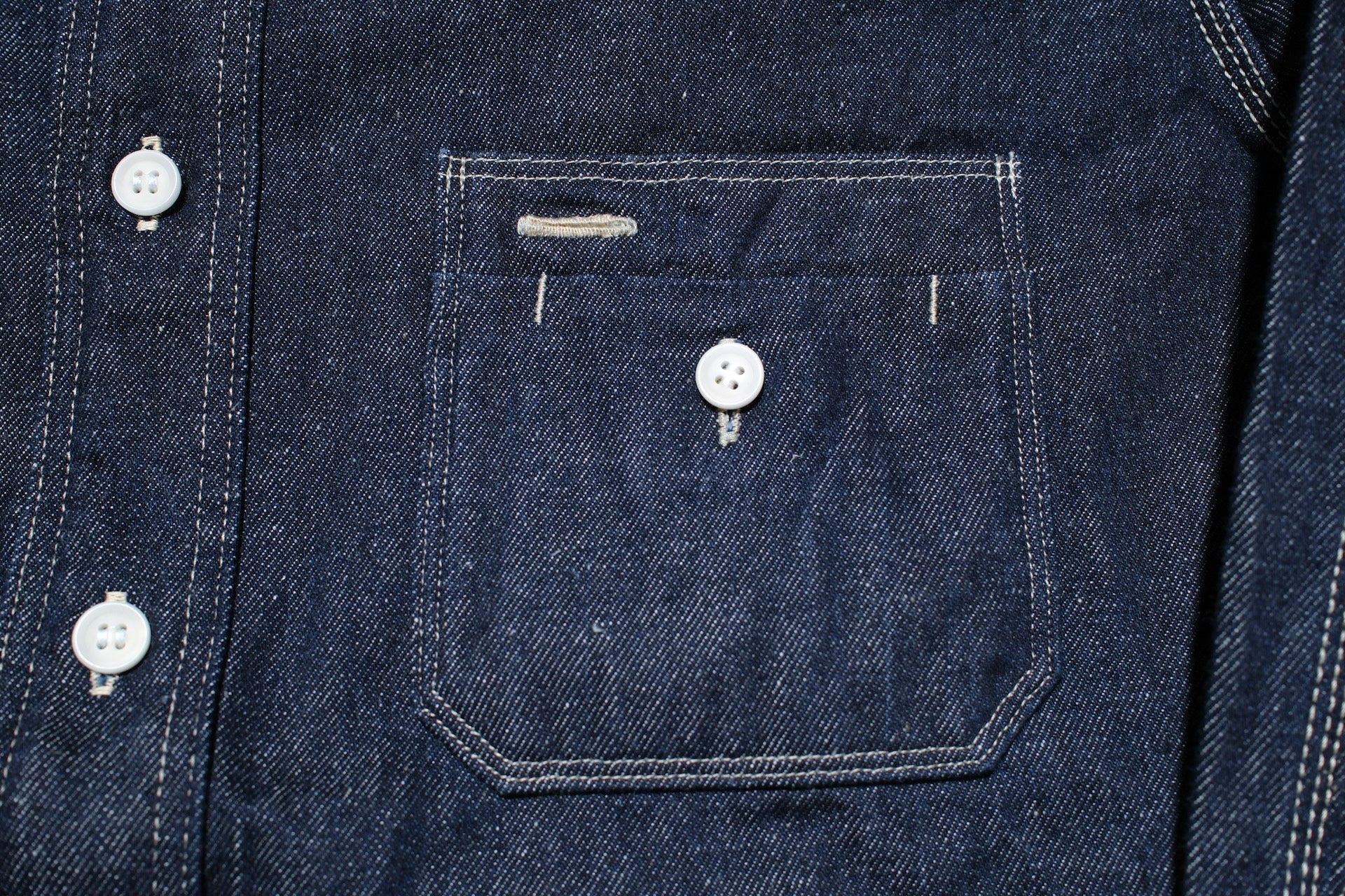 Samurai 10oz Indigo Dyed “Nippon Cotton" Selvage Denim Early Workshirt (Oversea Edition)