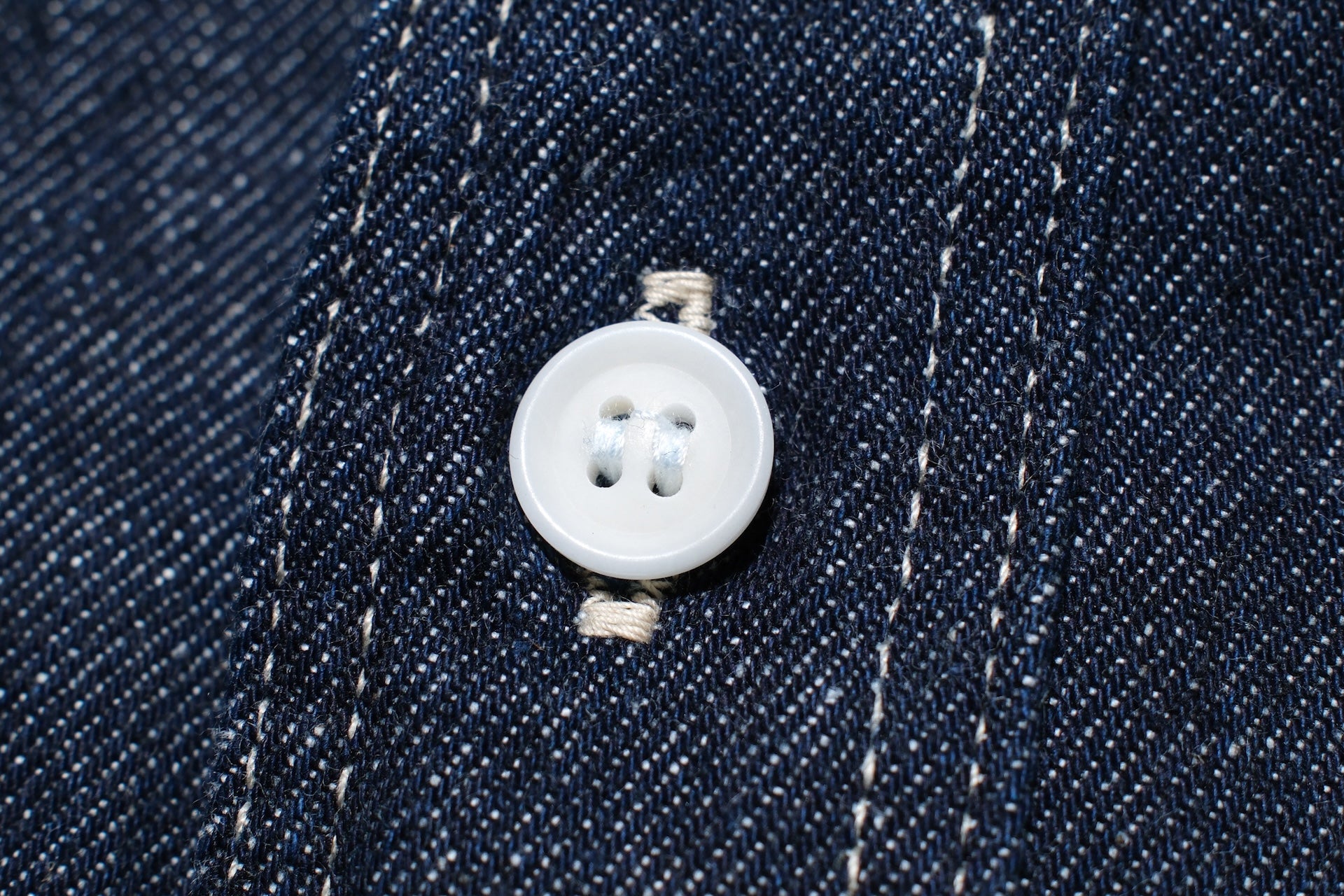 Samurai 10oz Indigo Dyed “Nippon Cotton" Selvage Denim Early Workshirt (Oversea Edition)