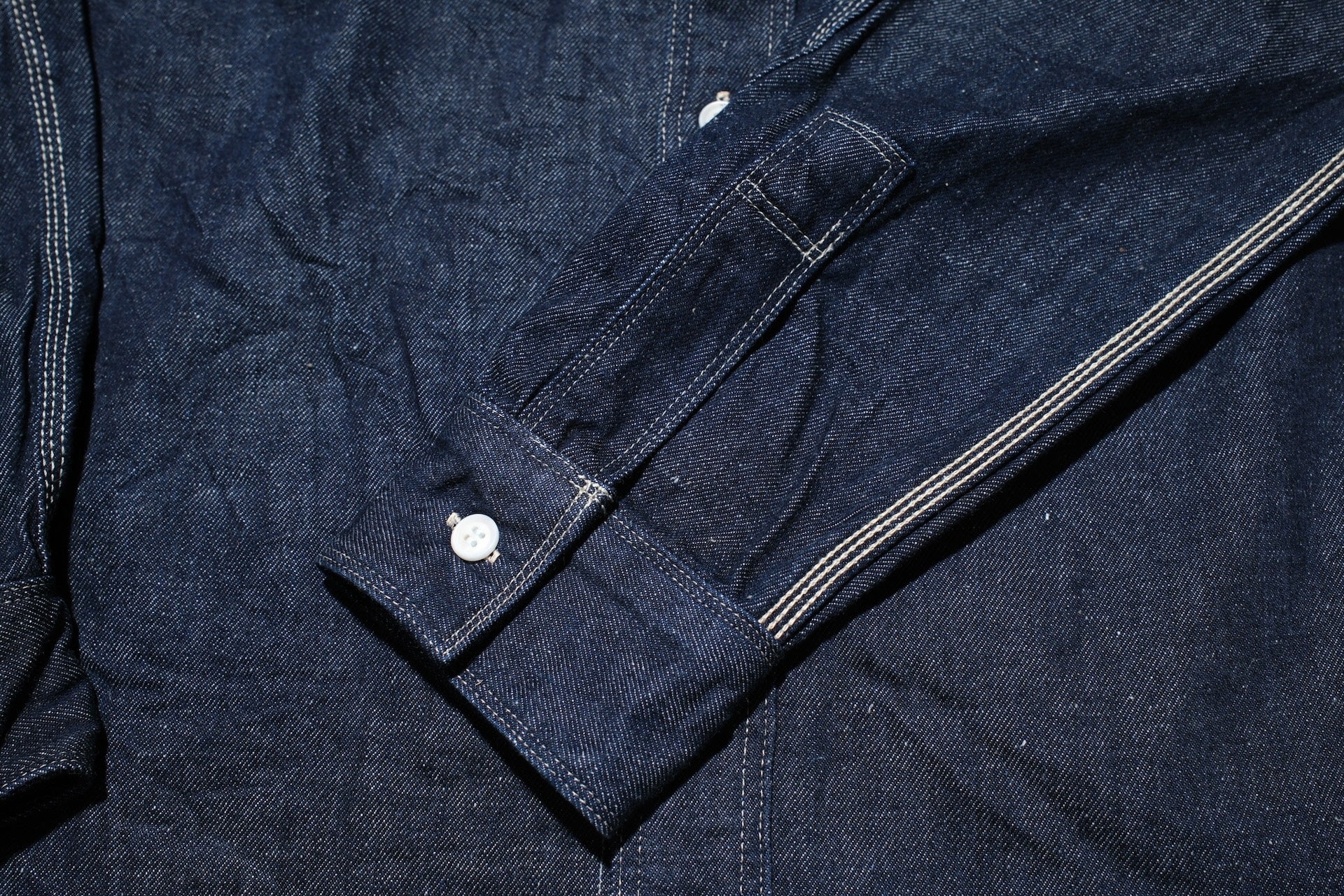 Samurai 10oz Indigo Dyed “Nippon Cotton" Selvage Denim Early Workshirt (Oversea Edition)