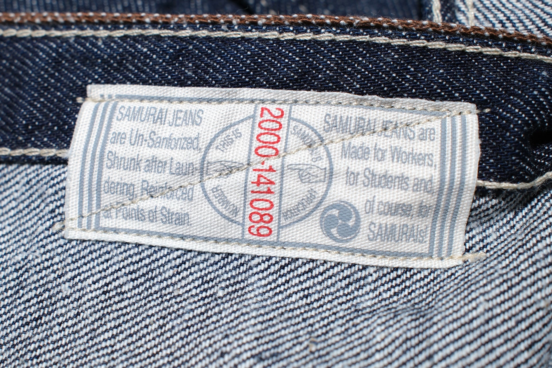 Samurai 10oz Indigo Dyed “Nippon Cotton" Selvage Denim Early Workshirt (Oversea Edition)