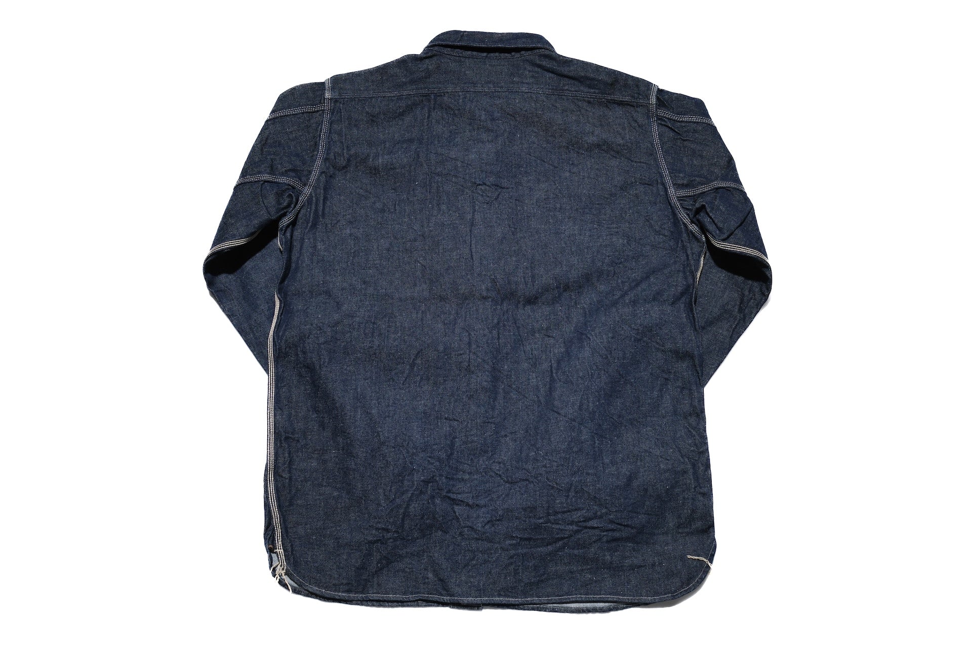 Samurai 10oz Indigo Dyed “Nippon Cotton" Selvage Denim Early Workshirt (Oversea Edition)