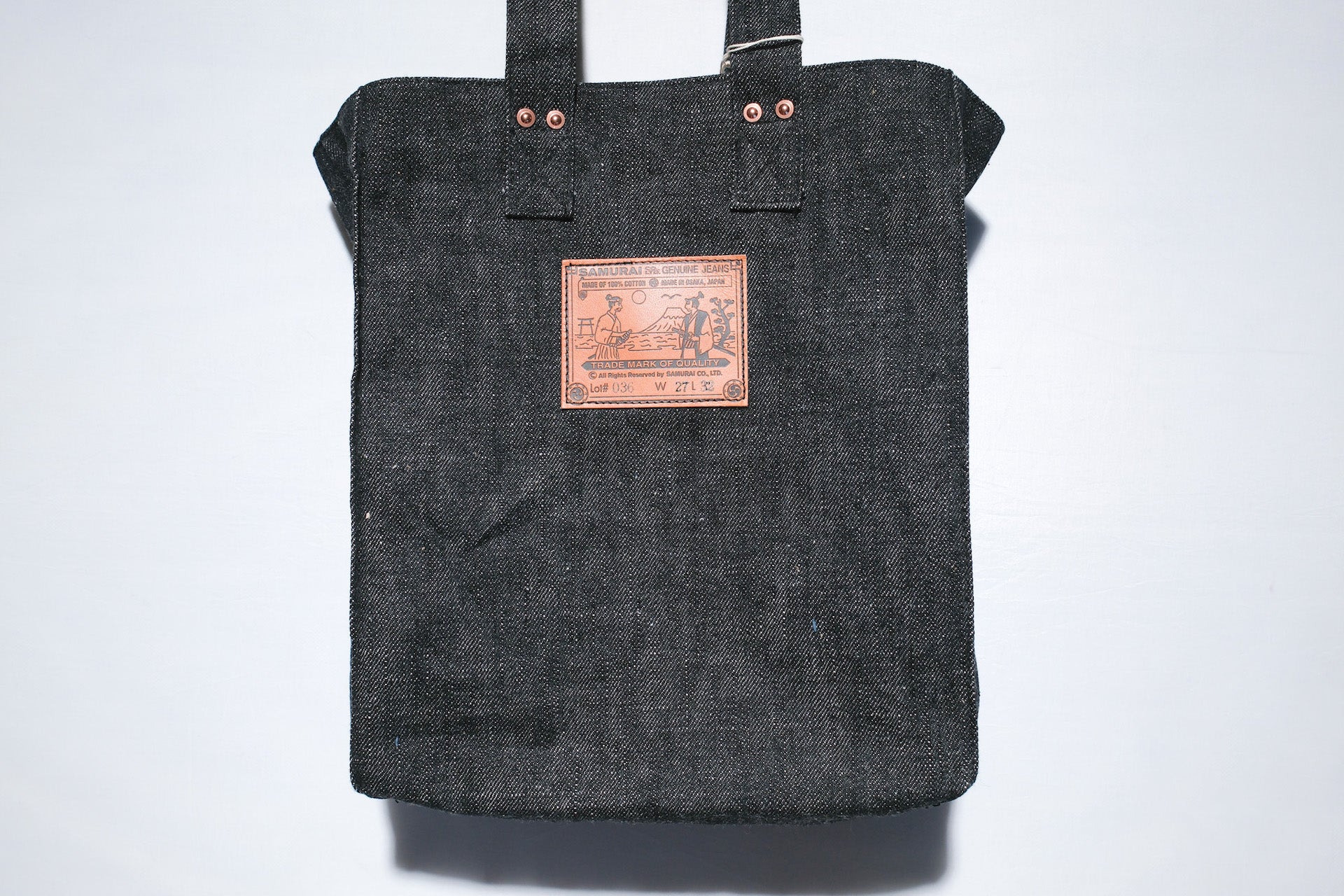 Samurai 17oz "Koku-Benkei" Black Totebag (Limited Edition)