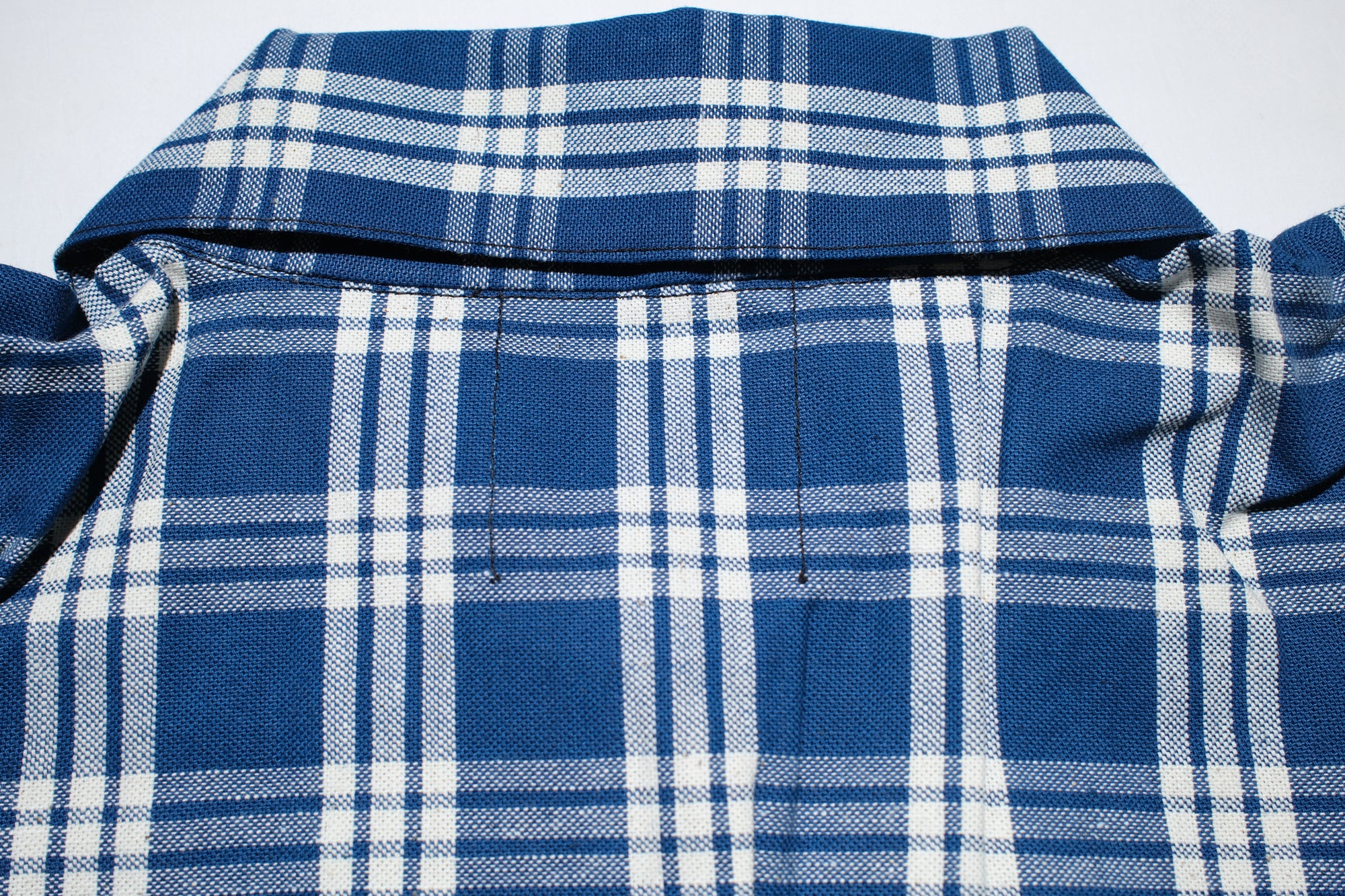 Warehouse Co. 10oz Selvage Indigo Check Early-Century Blouse Jacket