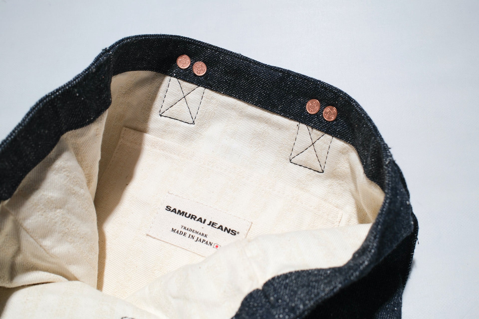 Samurai 15oz "Otokogi" Indigo Dyed Denim Totebag (Limited Edition)