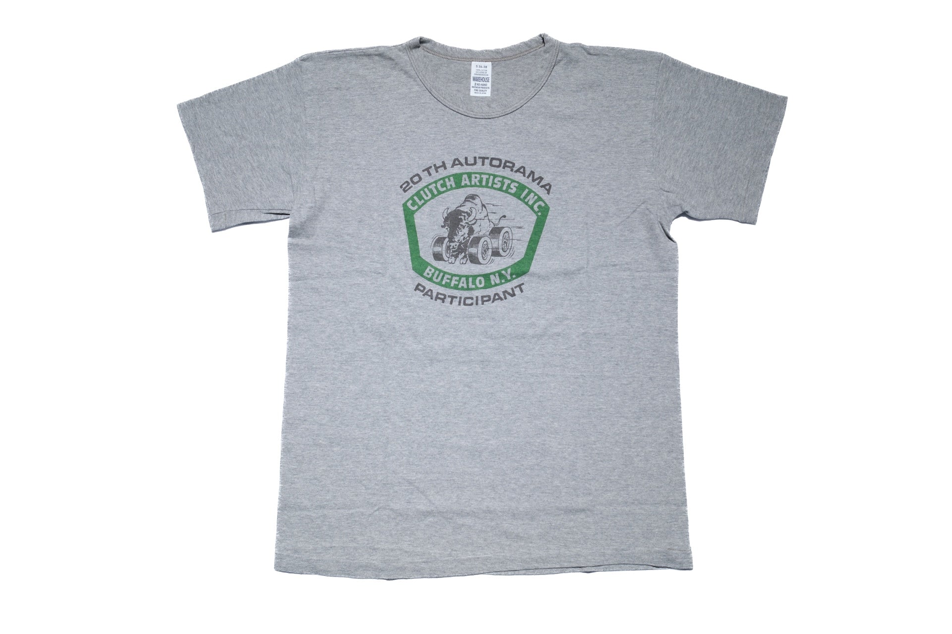 Warehouse 5oz "Clutch Artists" Tubular Tee (Heather Grey)