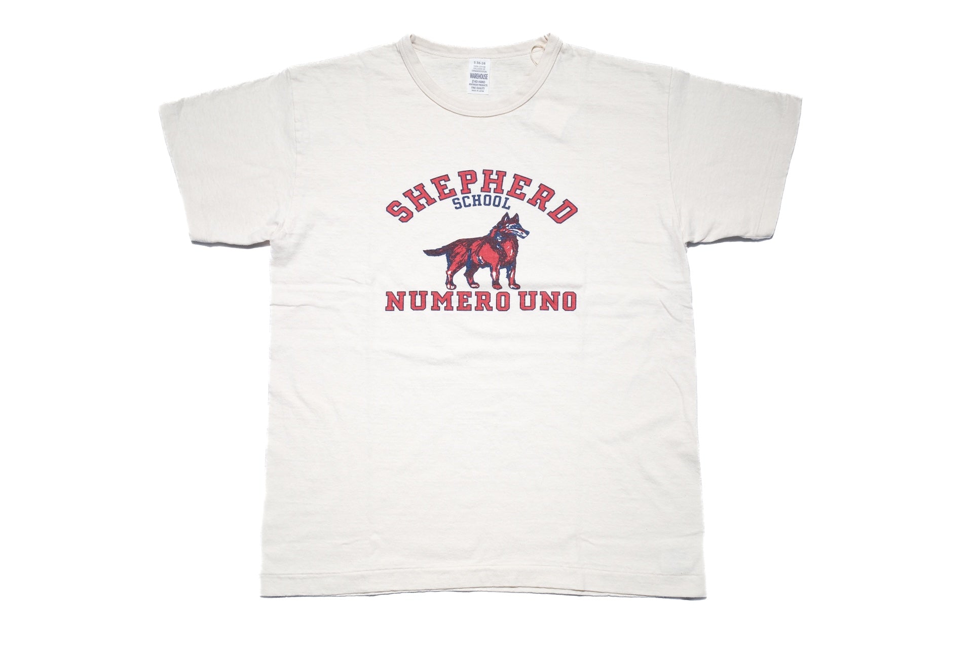 Warehouse 5oz "Shepherd" Tubular Tee (Cream)