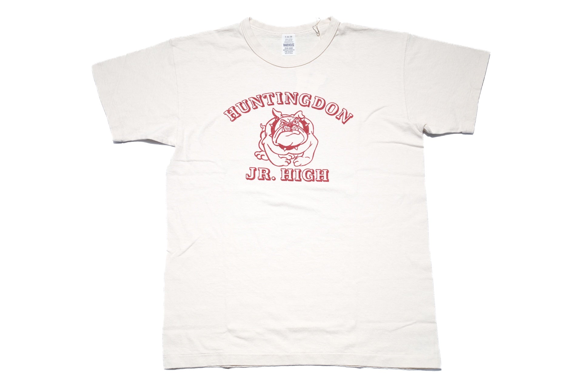 Warehouse 5oz "Huntingdon" Tubular Tee (Cream)