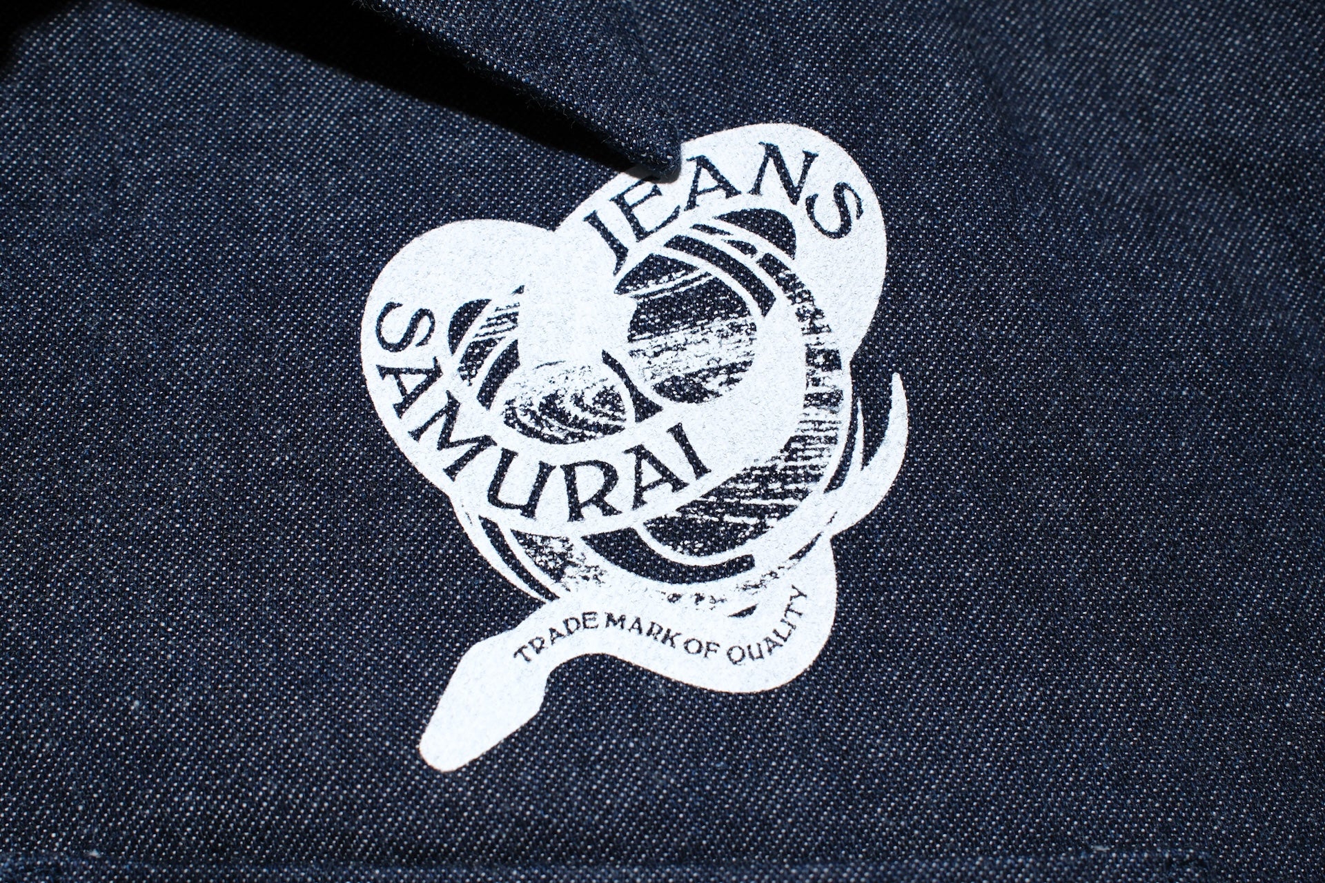 Samurai 8oz Indigo Dyed Denim "Musha-e" 8oz Open Collar S/S Shirt