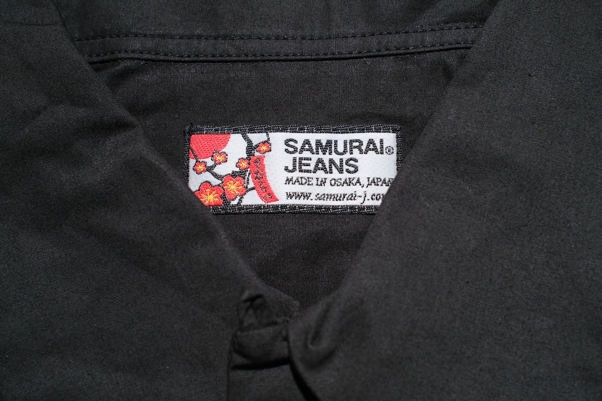 Samurai "Flying Dragon" S/S Aloha Shirt (Black)