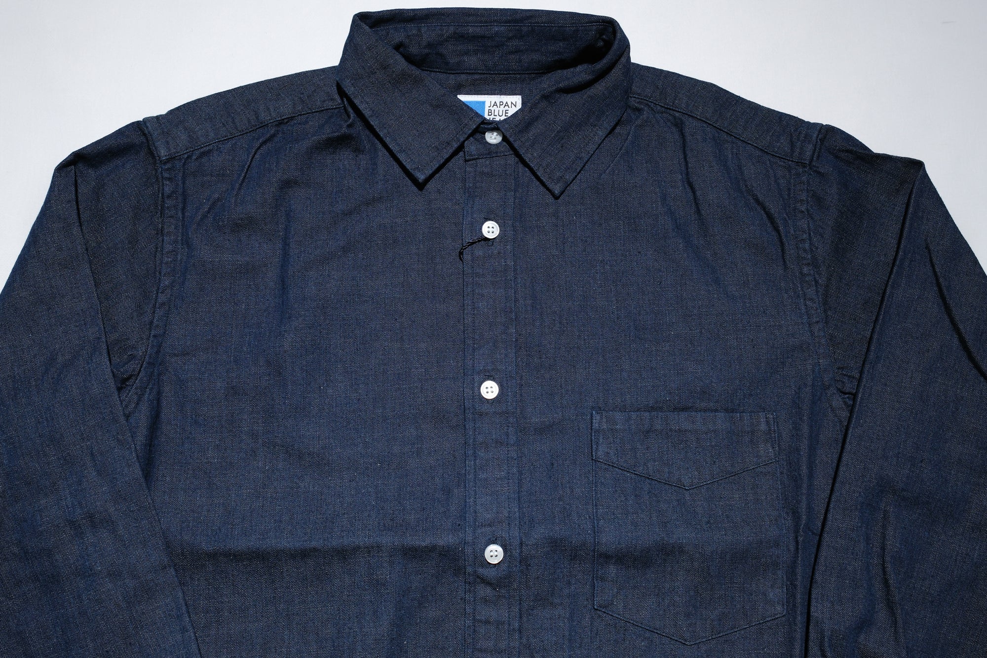Japan Blue 8oz Indigo Dyed “Military Denim” B.D. Oxford Shirt