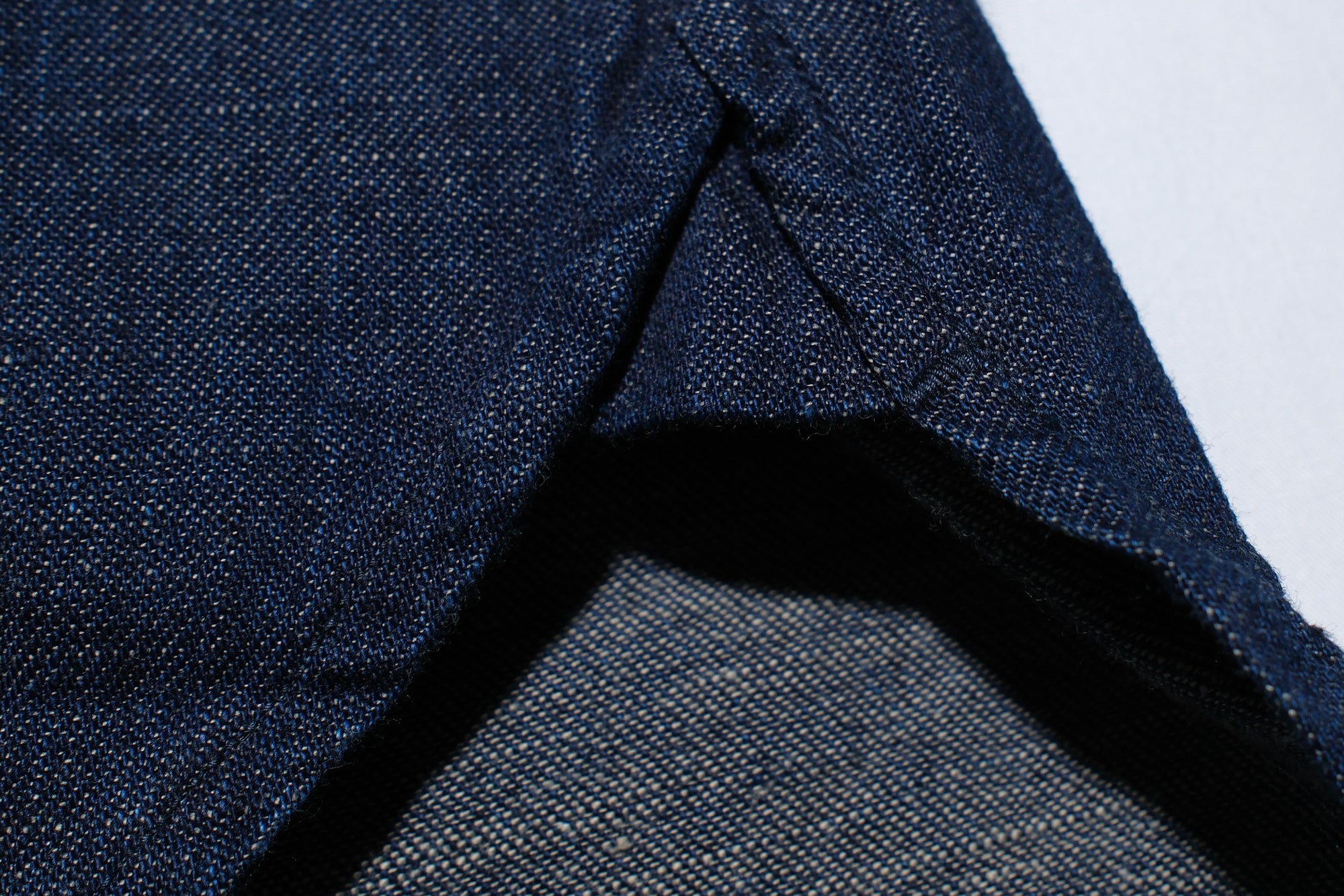 Japan Blue 8oz Indigo Dyed “Military Denim” B.D. Oxford Shirt