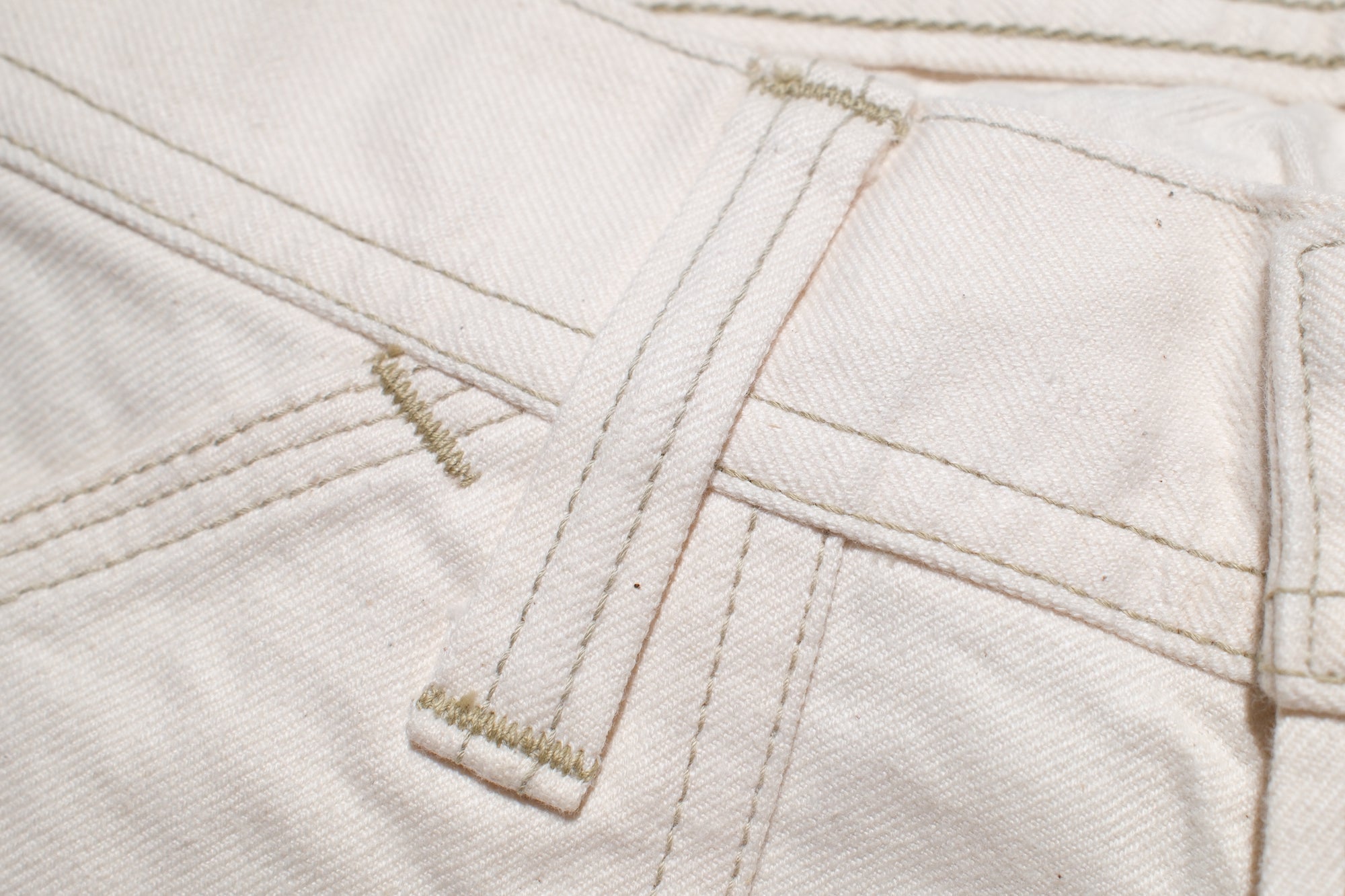 Freewheelers 11oz Lot. 102 "Ironalls" Cotton Drill Overalls (Raw White)