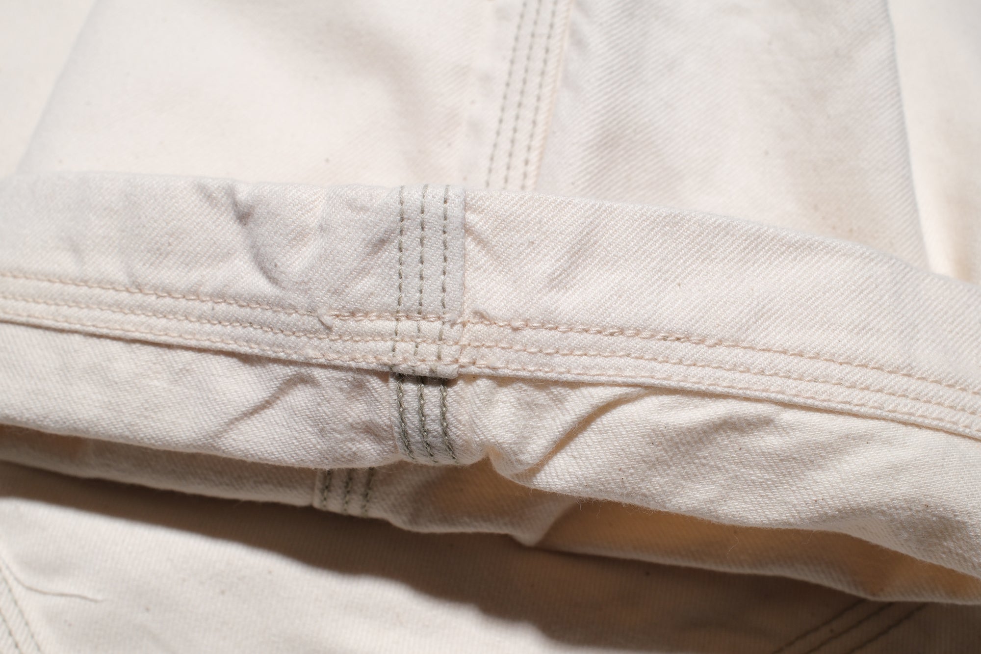 Freewheelers 11oz Lot. 102 "Ironalls" Cotton Drill Overalls (Raw White)