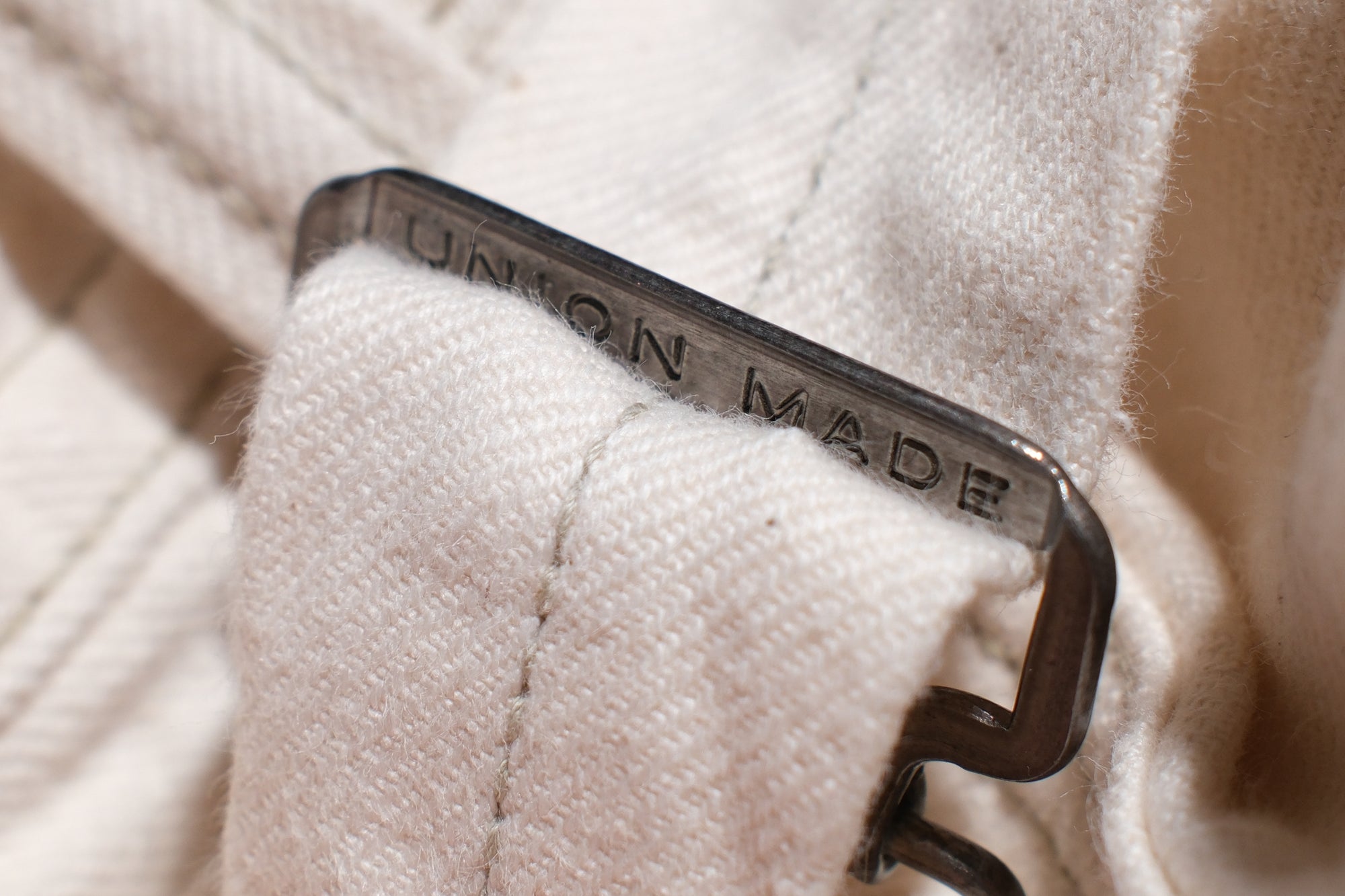 Freewheelers 11oz Lot. 102 "Ironalls" Cotton Drill Overalls (Raw White)