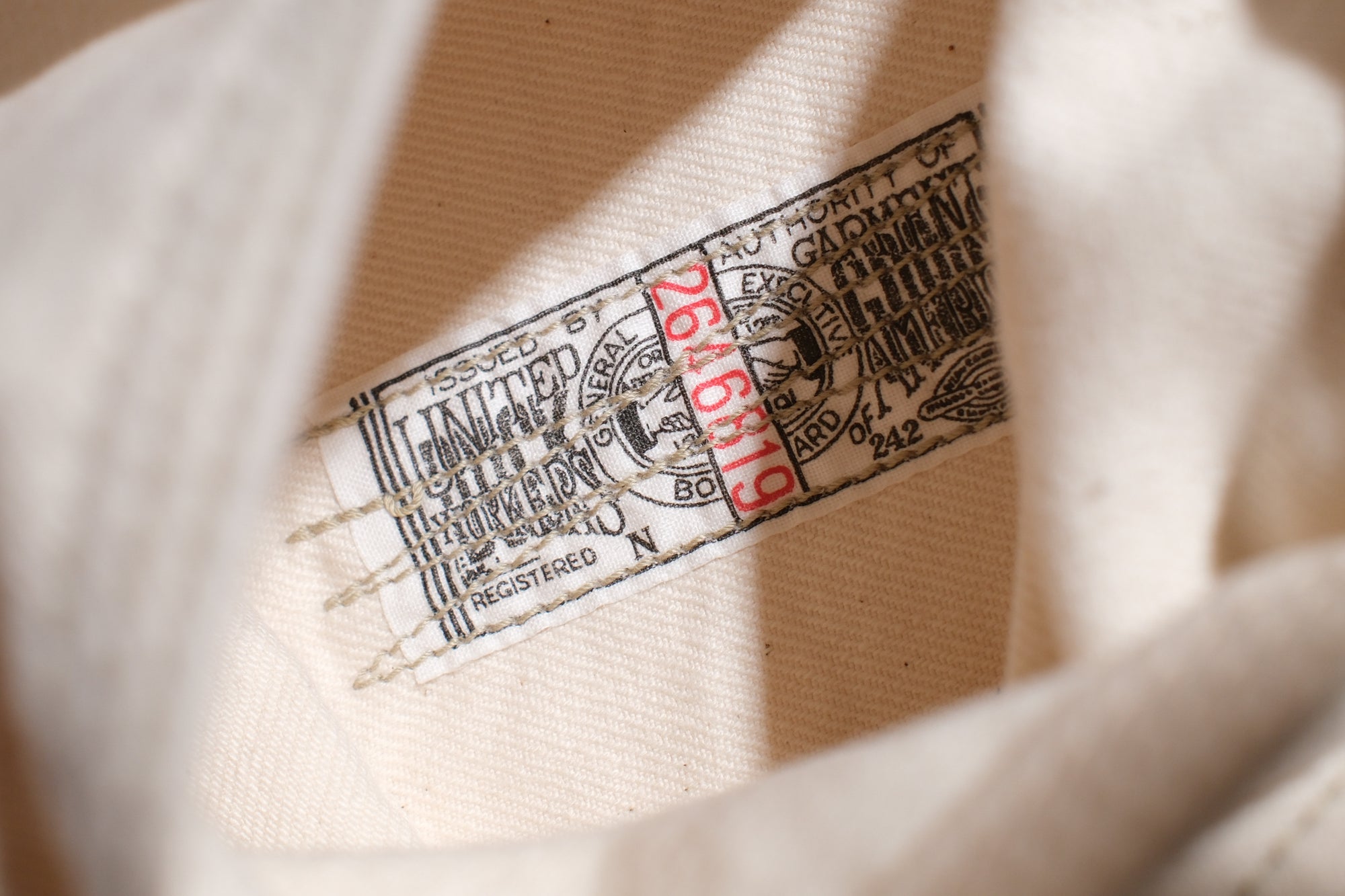 Freewheelers 11oz Lot. 102 "Ironalls" Cotton Drill Overalls (Raw White)
