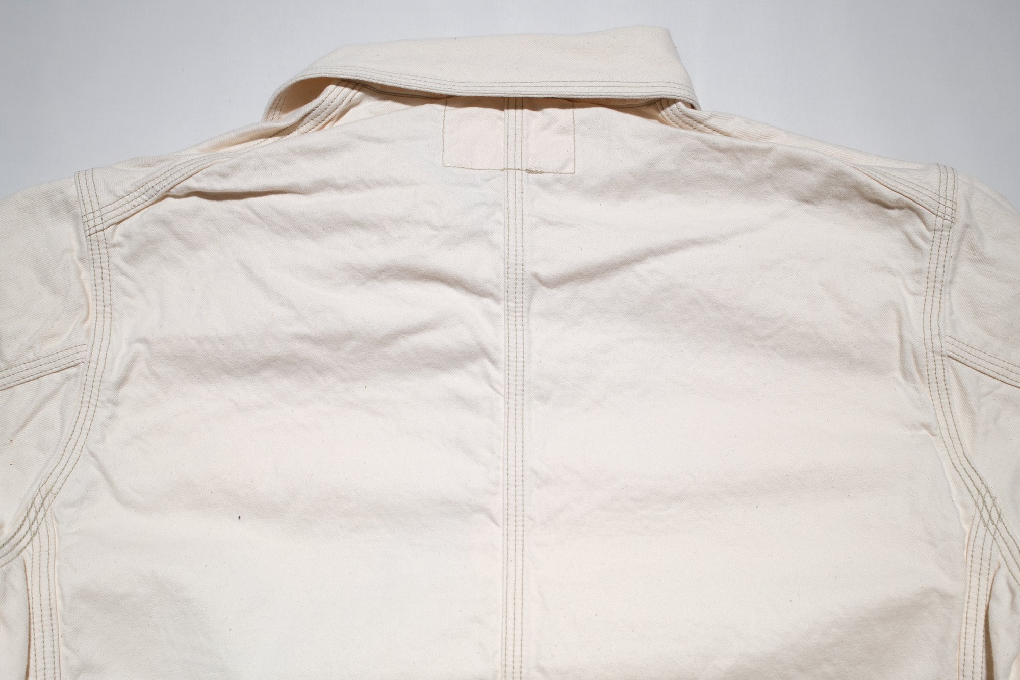 Freewheelers 11oz Lot. 100 "Ironalls" Cotton Drill Jacket (Raw White)