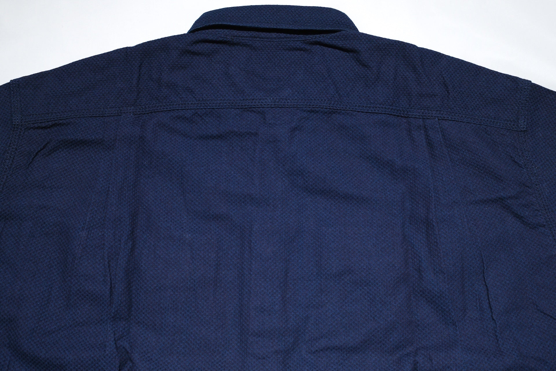 MOMOTARO JEANS 8oz Indigo Dyed “Classic Sashiko” CPO Shirt